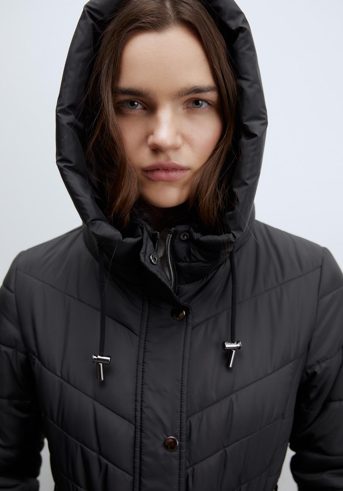 Sfera Long parka - Black 5 Shaws Department Stores