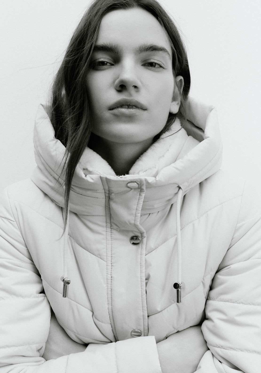 Sfera Long parka - Ecru 6 Shaws Department Stores