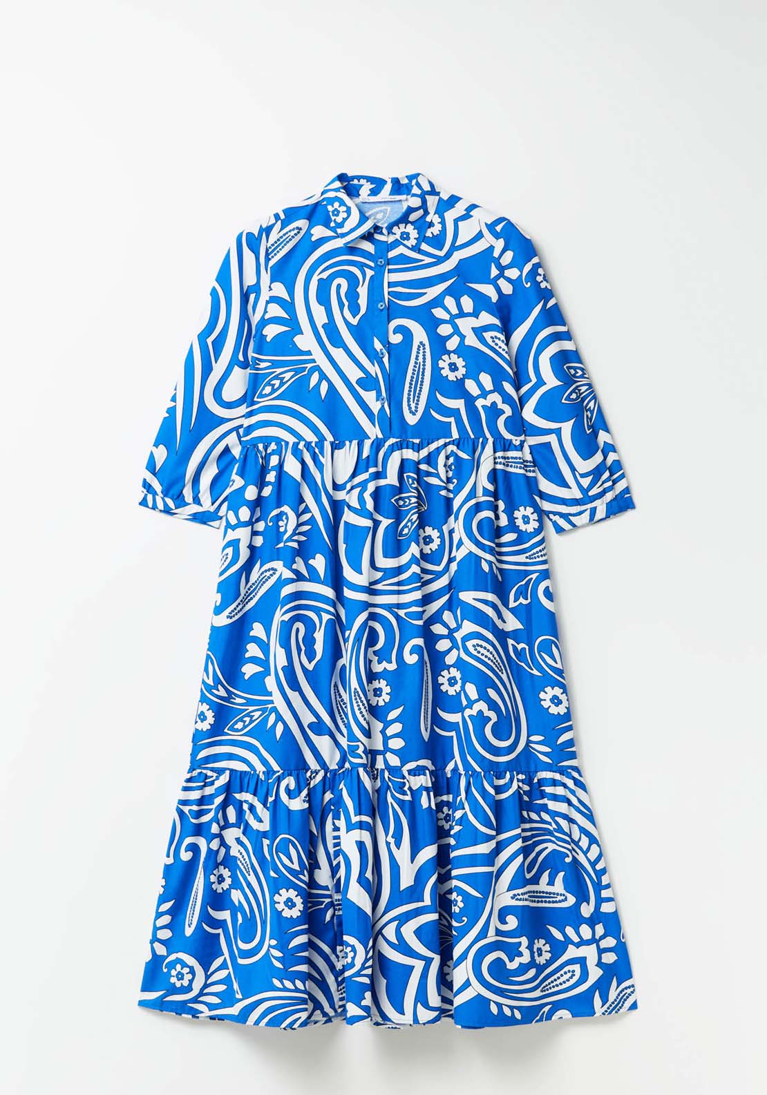 Sfera Long Sleeve Printed Dress 6 Shaws Department Stores