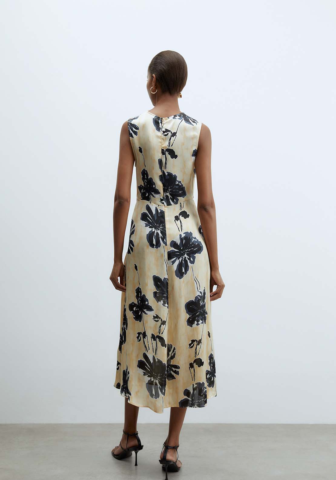 Sfera Ruched Dress - Black 2 Shaws Department Stores