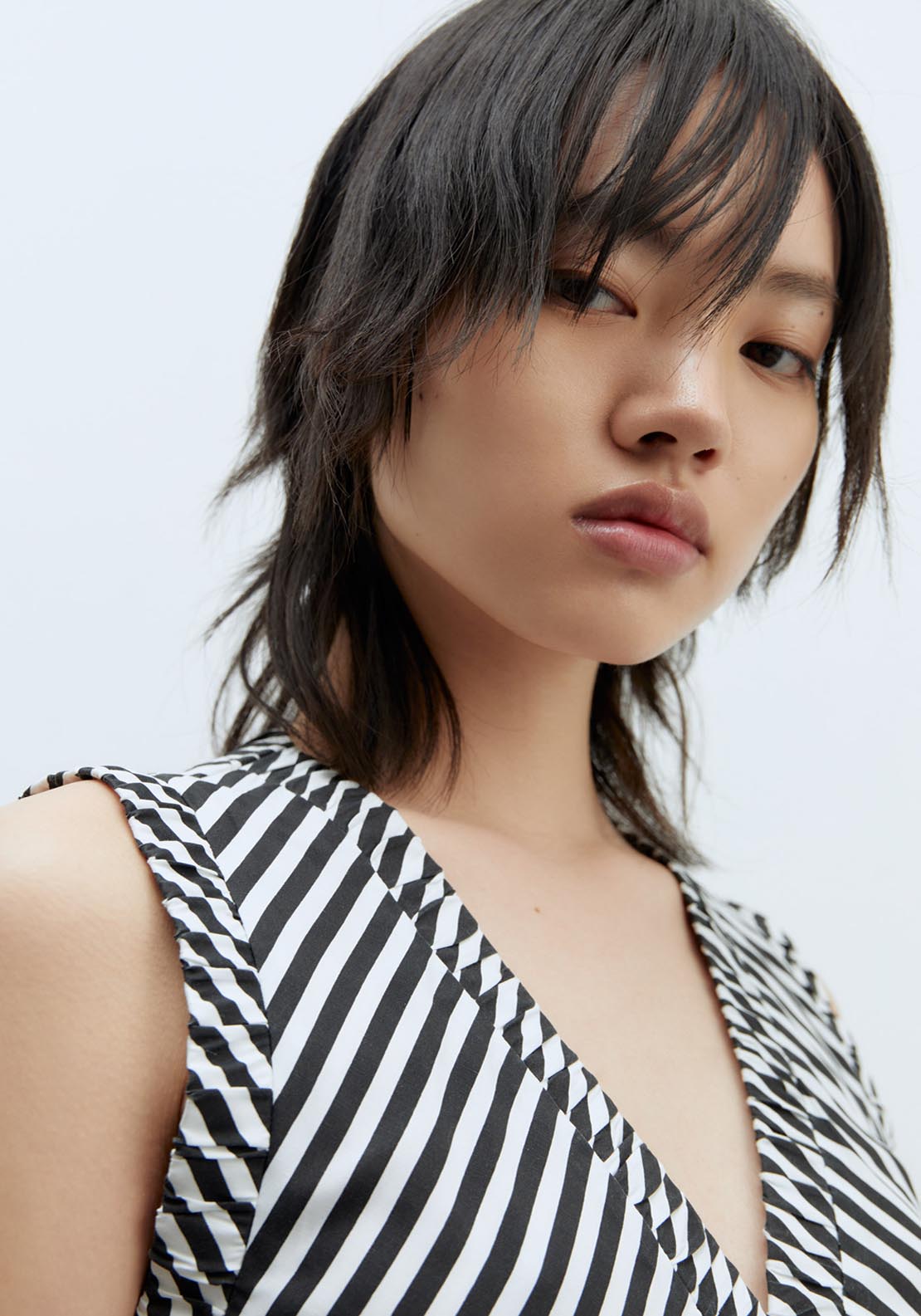 Sfera Elaborated Neckline Dress - Black 5 Shaws Department Stores