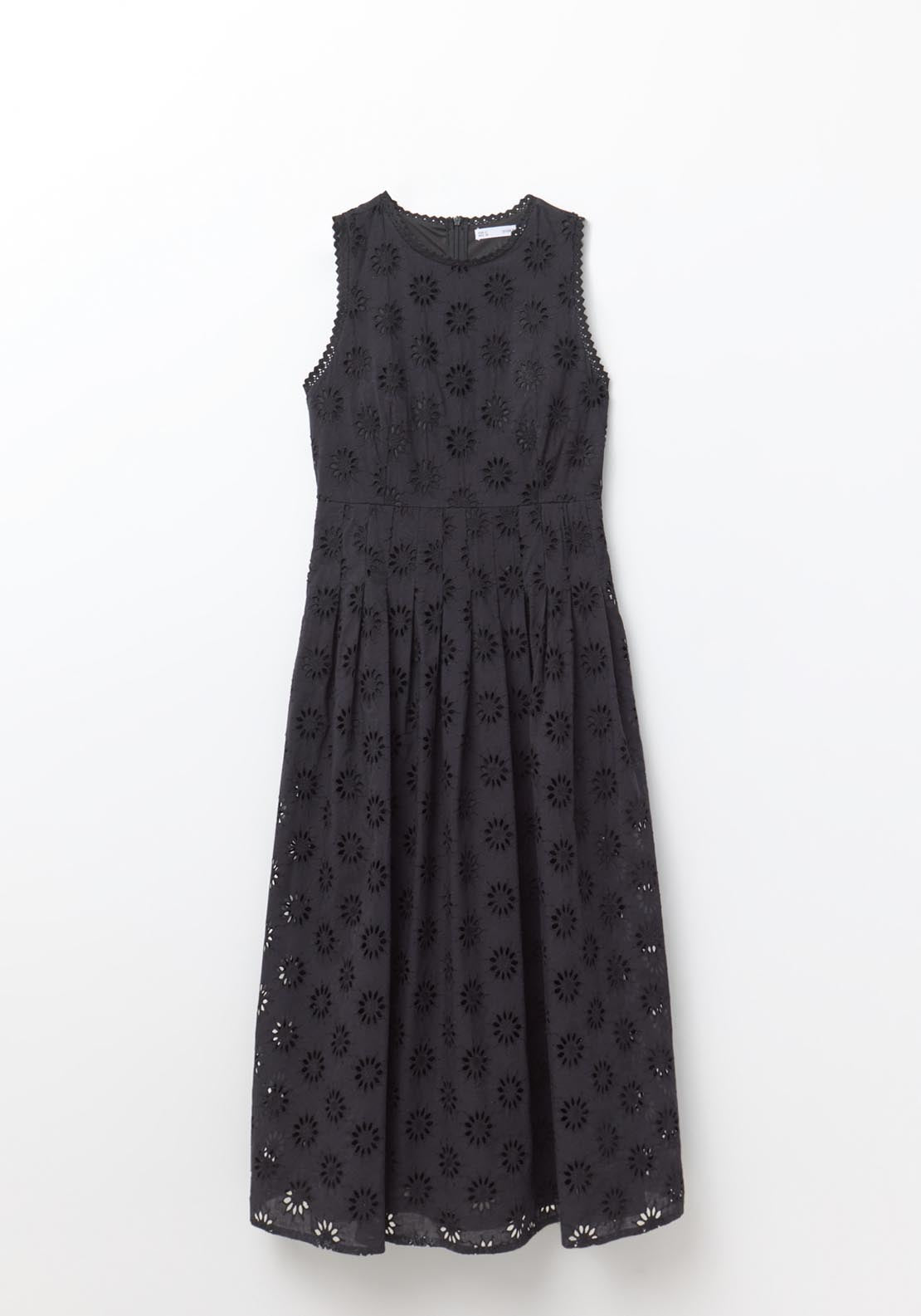 Sfera Schiffli Dress - Black 6 Shaws Department Stores