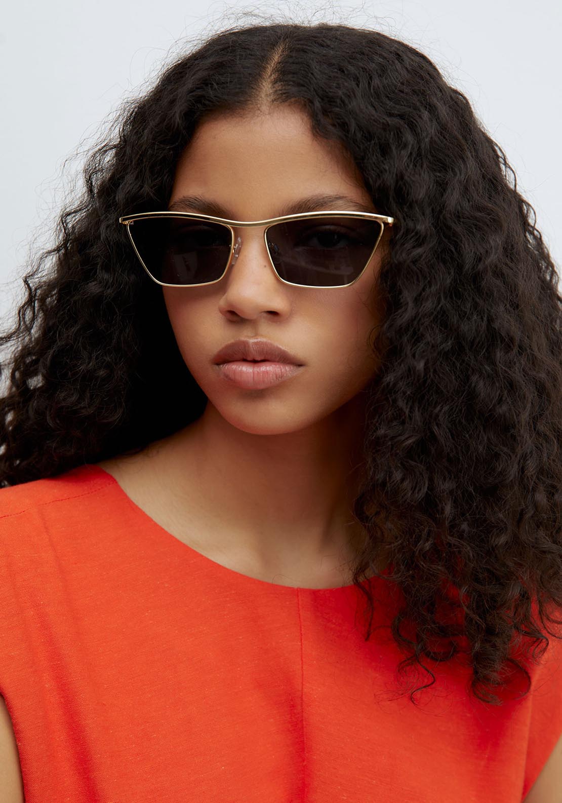 Sfera Ruched Linen Dress - Red 5 Shaws Department Stores