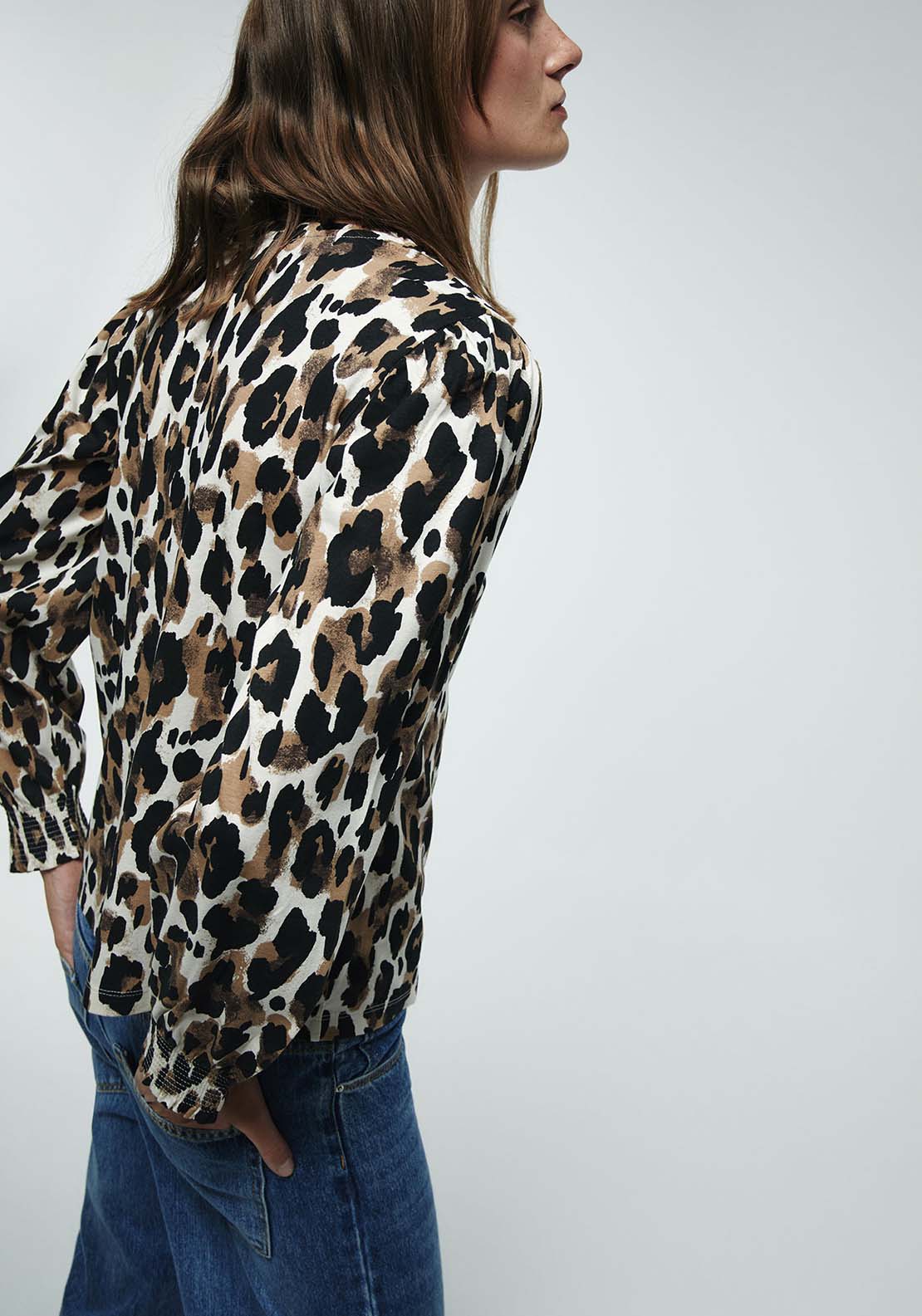 Printed Top - Brown