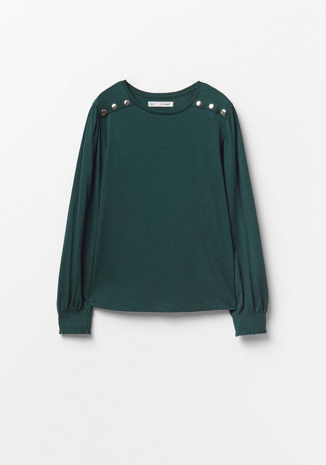 Buttons Plain Top - Green