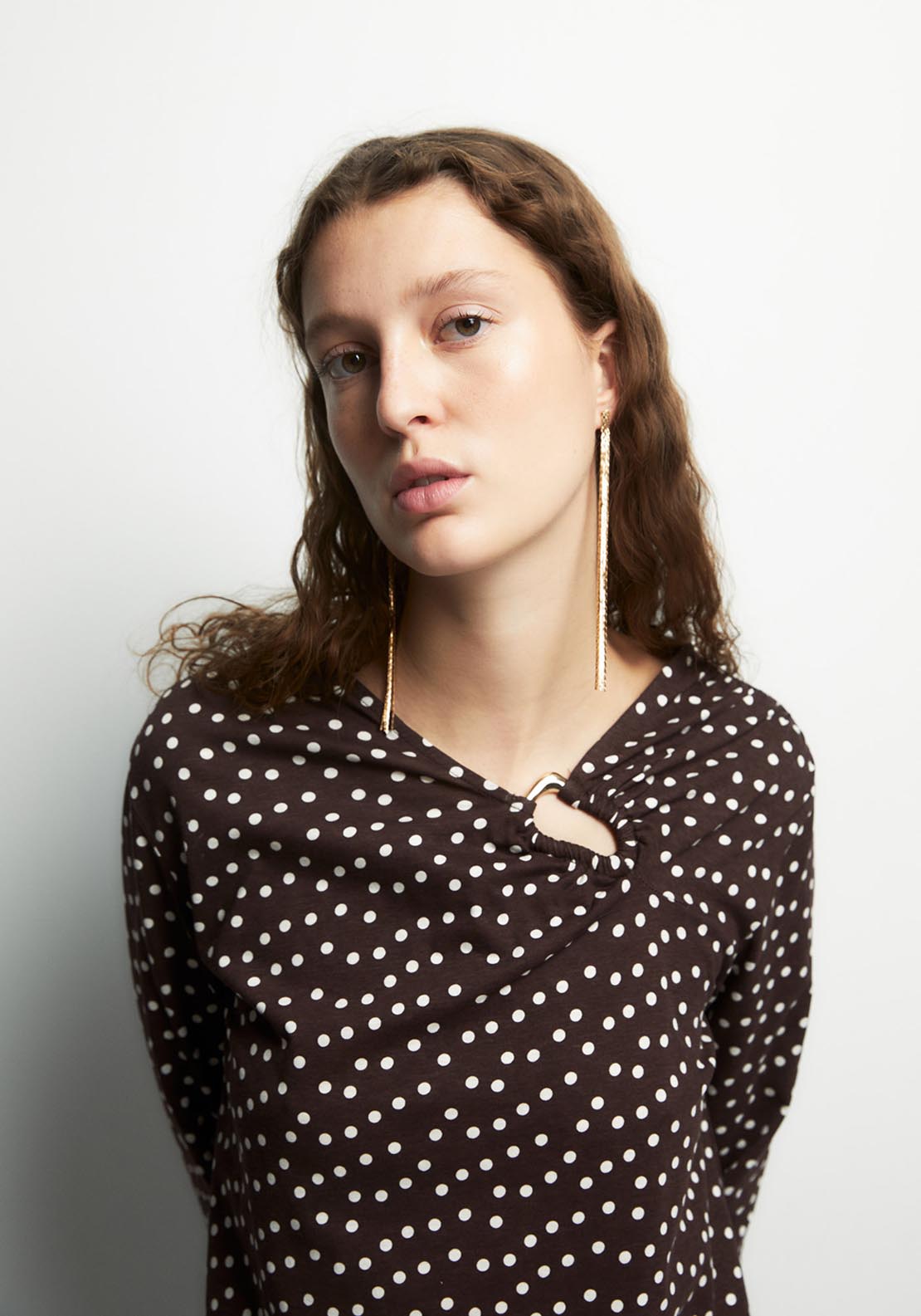 Adornment Detail Top - Brown