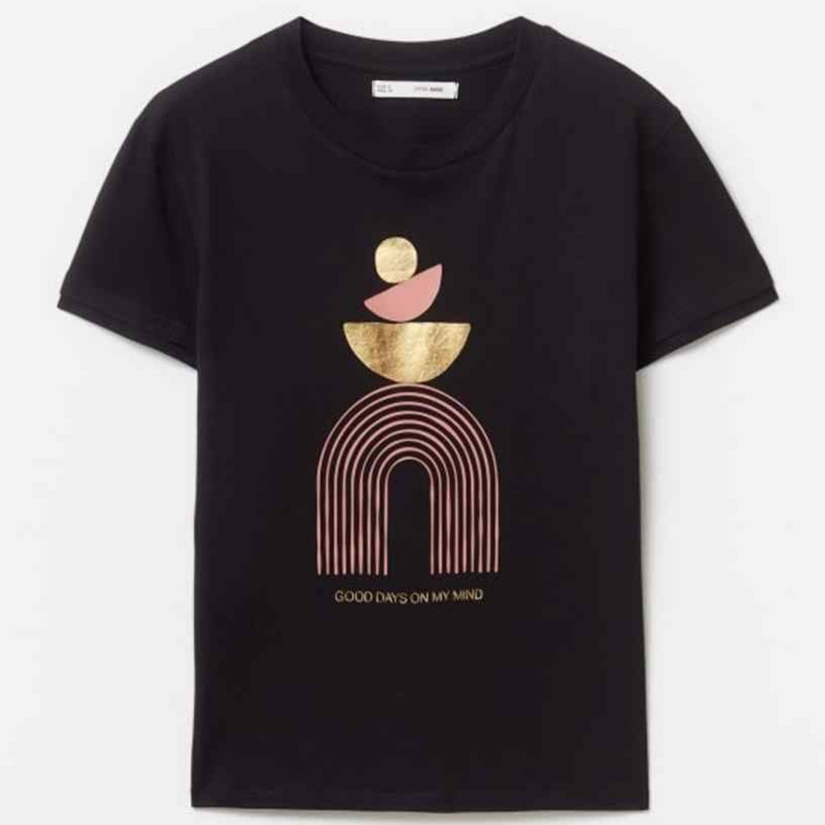 Foil Graphic T-Shirt - Black
