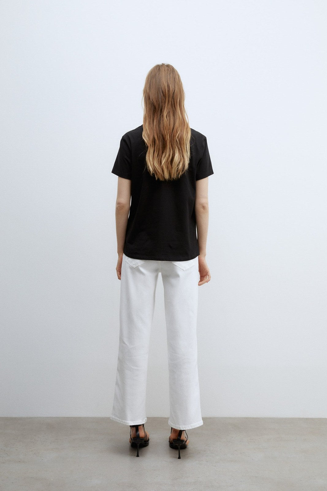 Sfera Motif T-shirt - Black 4 Shaws Department Stores