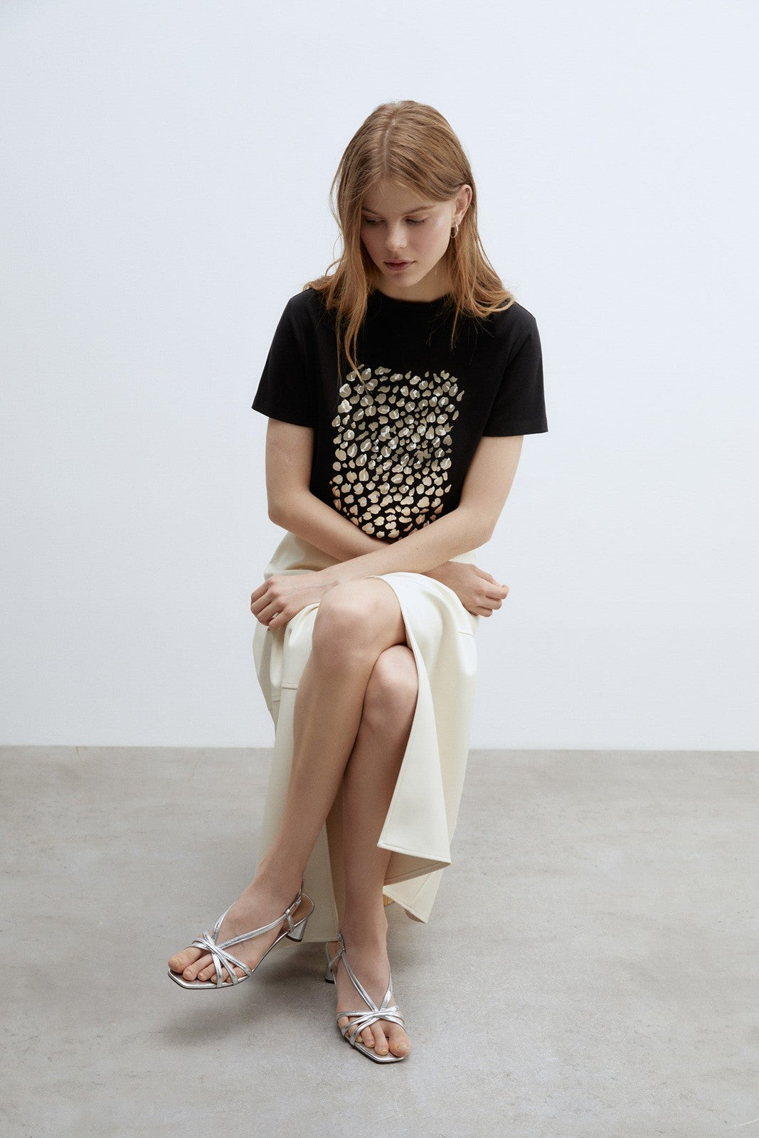 Sfera Motif T-shirt - Anthracite 3 Shaws Department Stores