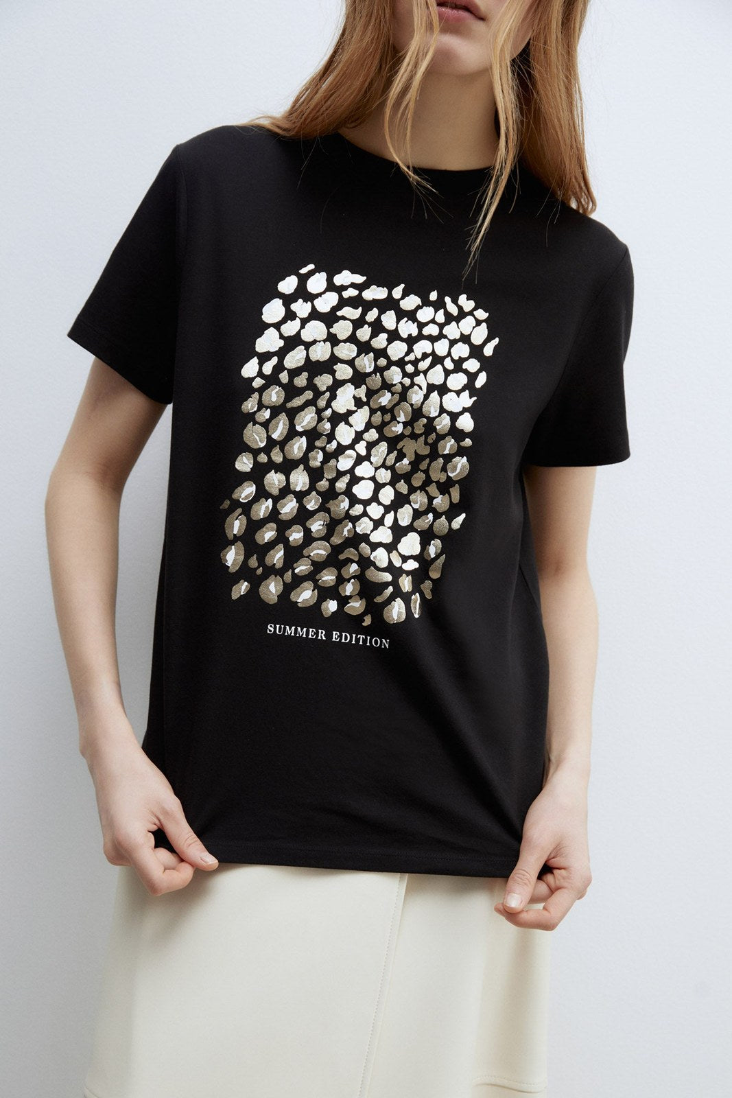 Sfera Motif T-shirt - Anthracite 2 Shaws Department Stores