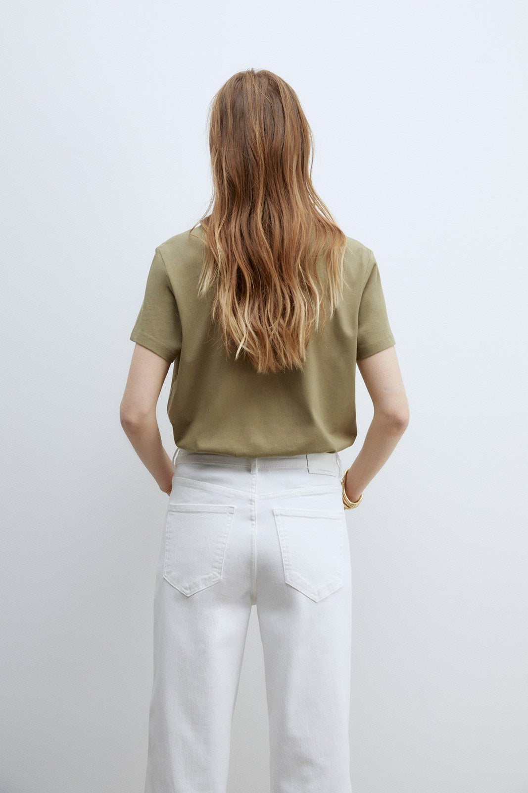 Sfera Motif T-shirt - Khaki 2 Shaws Department Stores