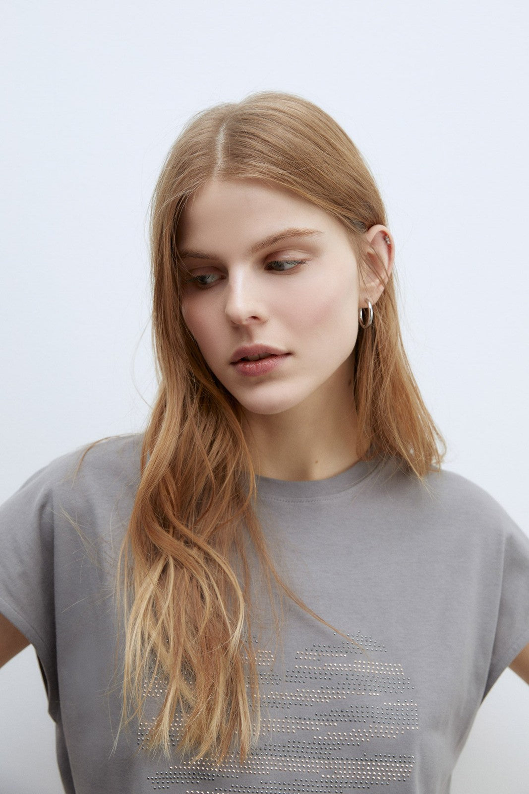 Sfera Motif T-shirt - Lead 5 Shaws Department Stores