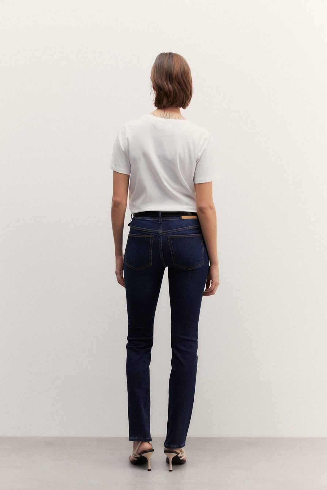 Sfera Sparkly pocket T-shirt - Ecru 5 Shaws Department Stores