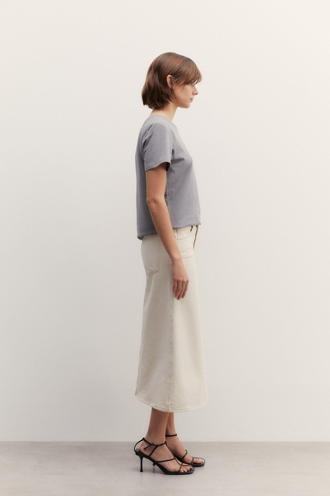Sfera Sparkly pocket T-shirt - Grey Medium 3 Shaws Department Stores