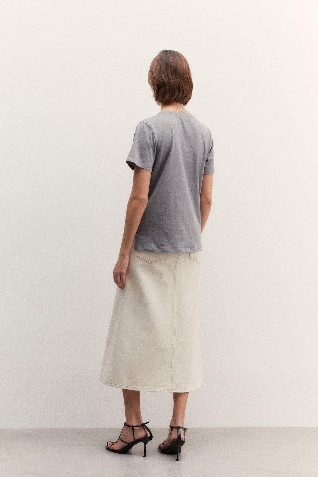 Sfera Sparkly pocket T-shirt - Grey Medium 5 Shaws Department Stores