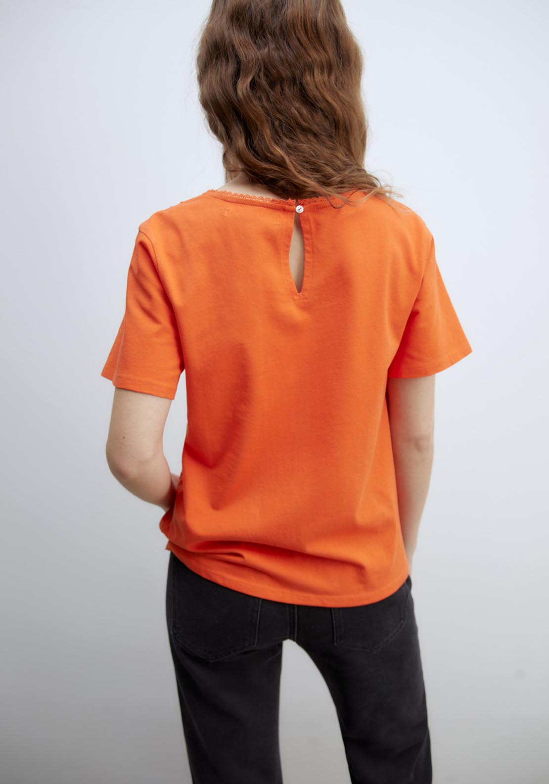 Sfera Plumetis T-Shirt - Orange 2 Shaws Department Stores