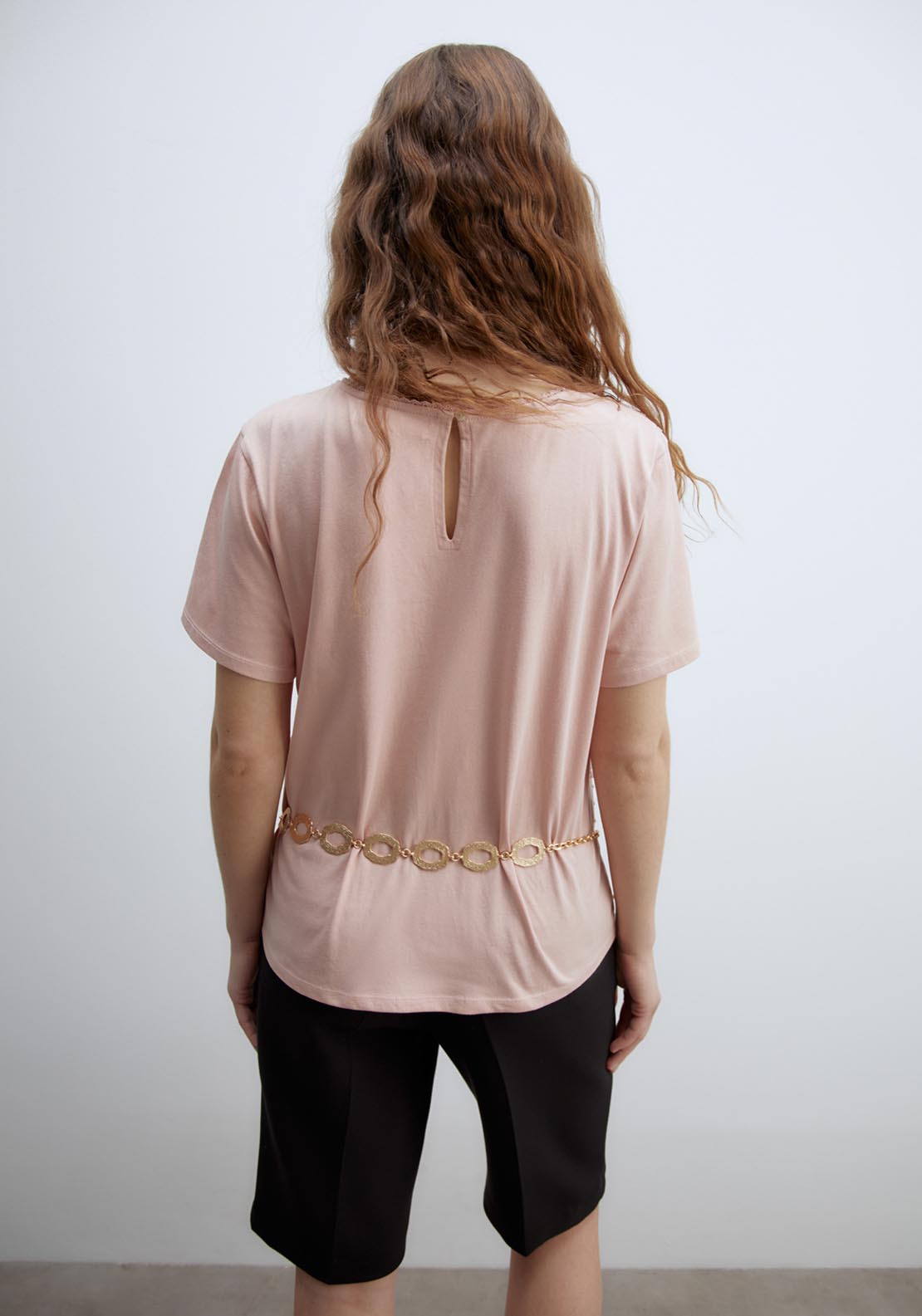 Sfera Plumetis T-Shirt - Pink Pale 2 Shaws Department Stores