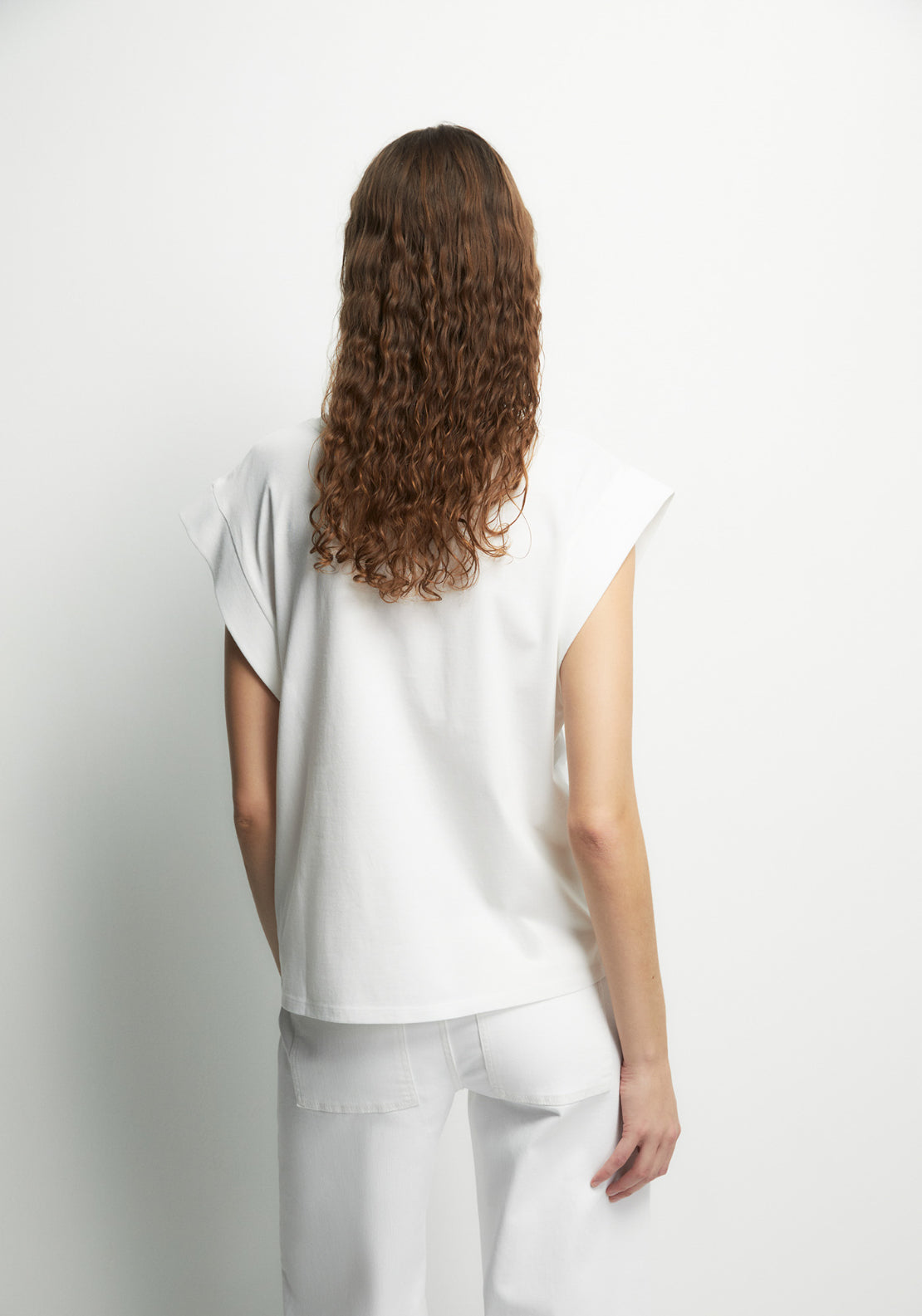 Front Graphic Top - White