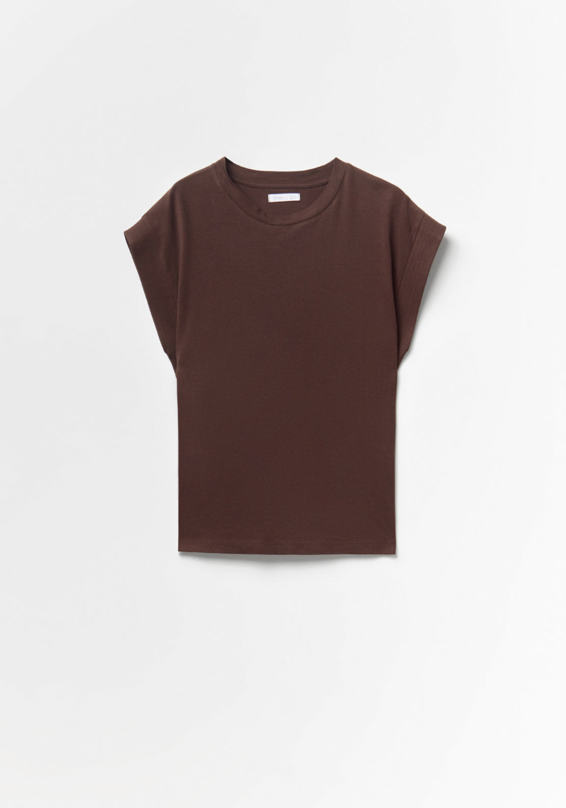 Plain Basic T-Shirt - Brown
