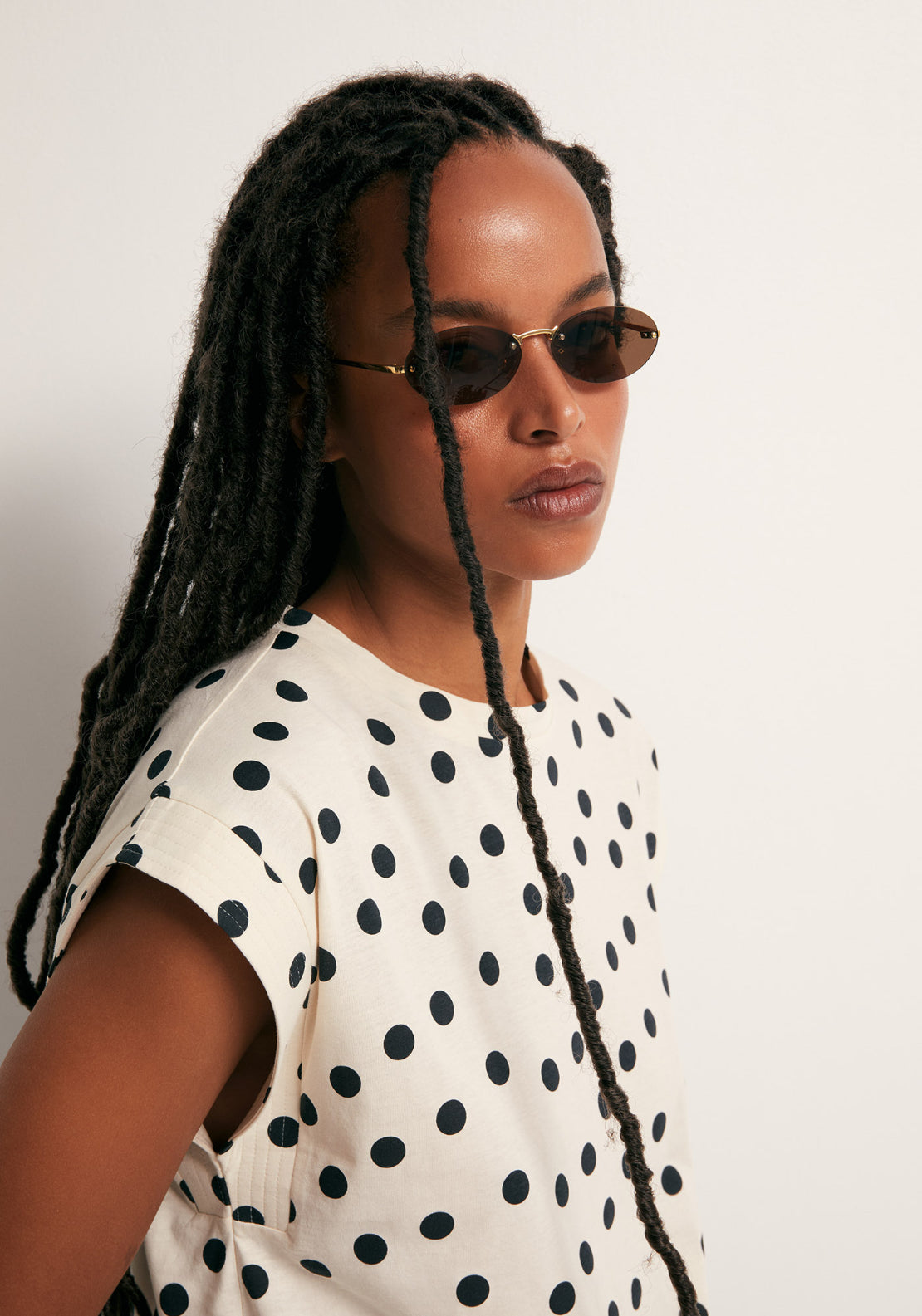 Basic Animal Printed T-Shirt - White