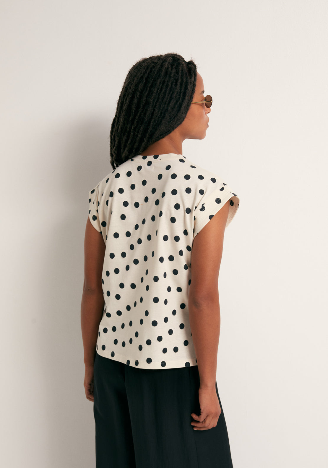 Basic Animal Printed T-Shirt - White