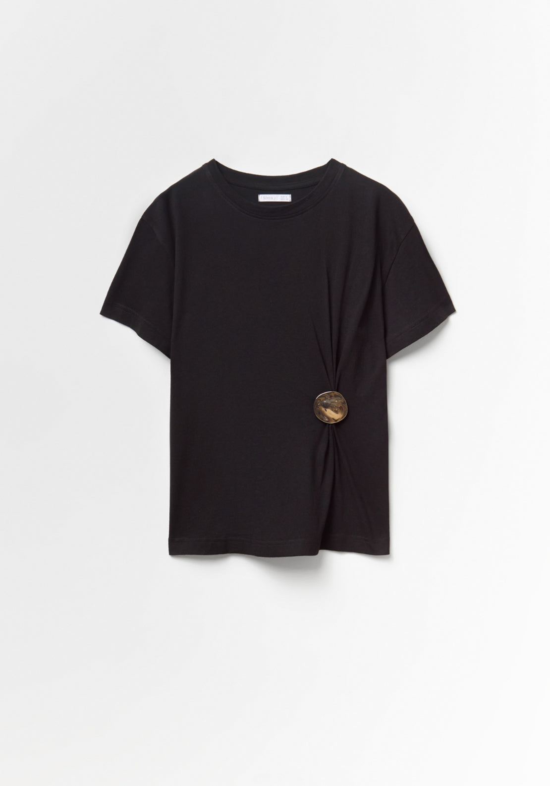 Metallic Hardware T-Shirt - Black