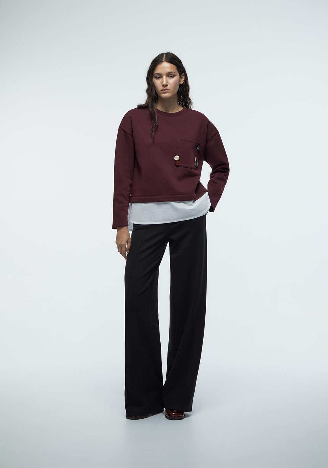 Decorative Elements Sweatshirt - Red