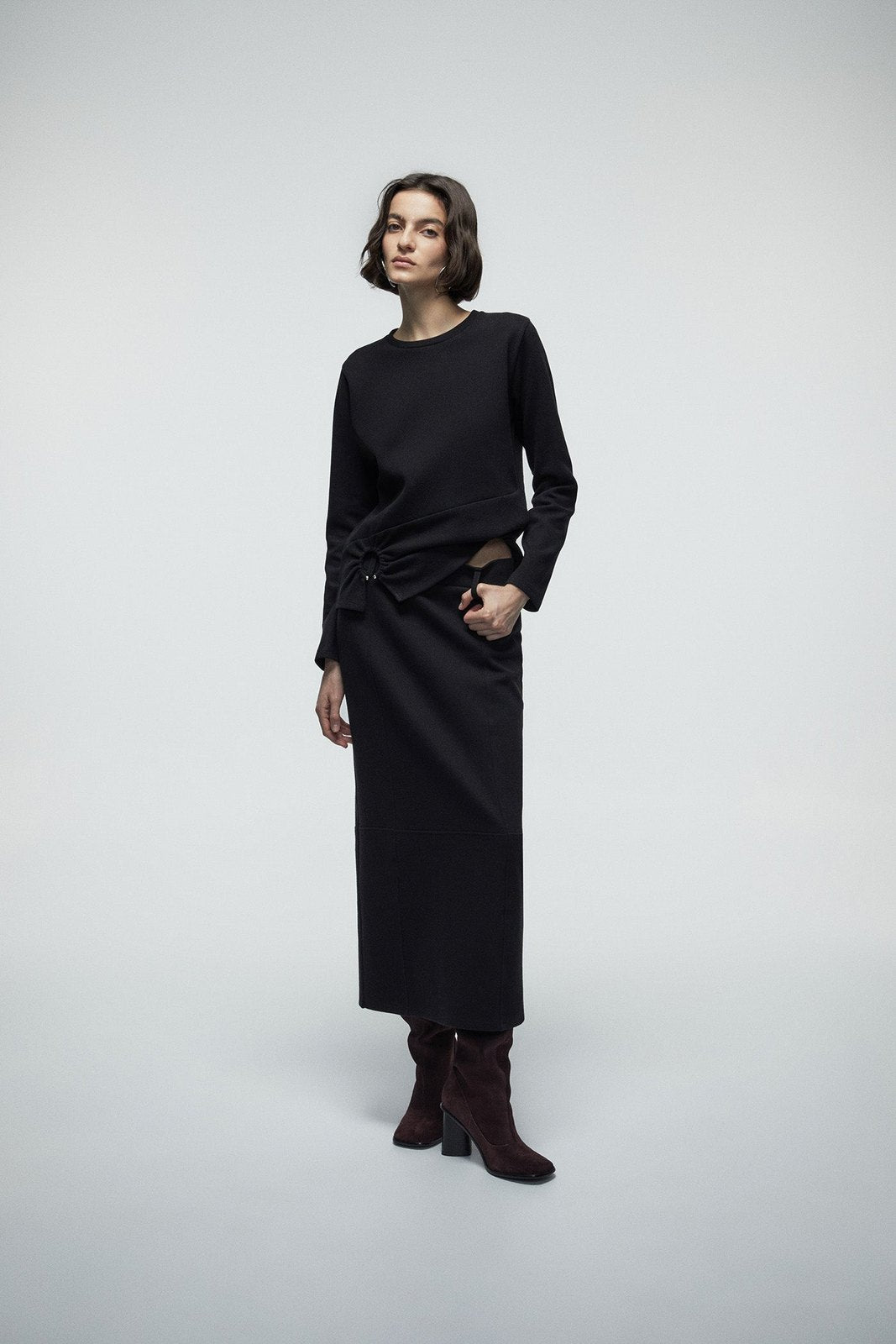 Soft Touch Skirt - Black