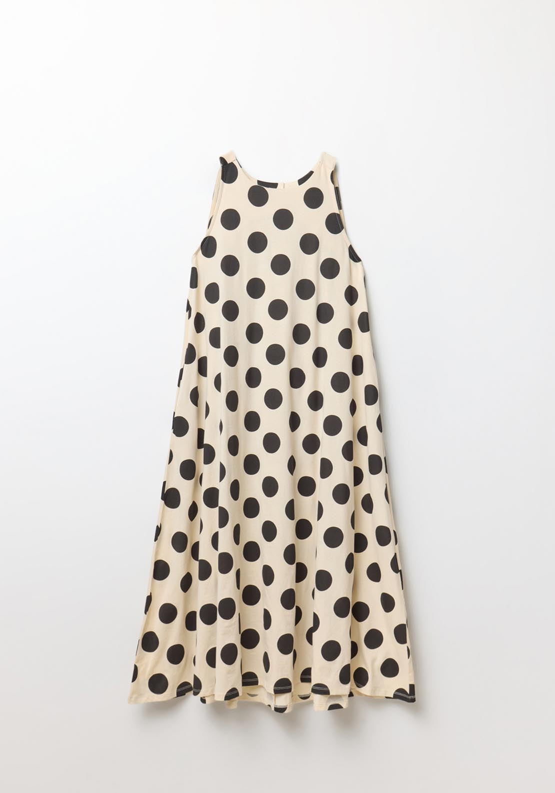 Sfera Printed A Line Dress - Ecru 6 Shaws Department Stores