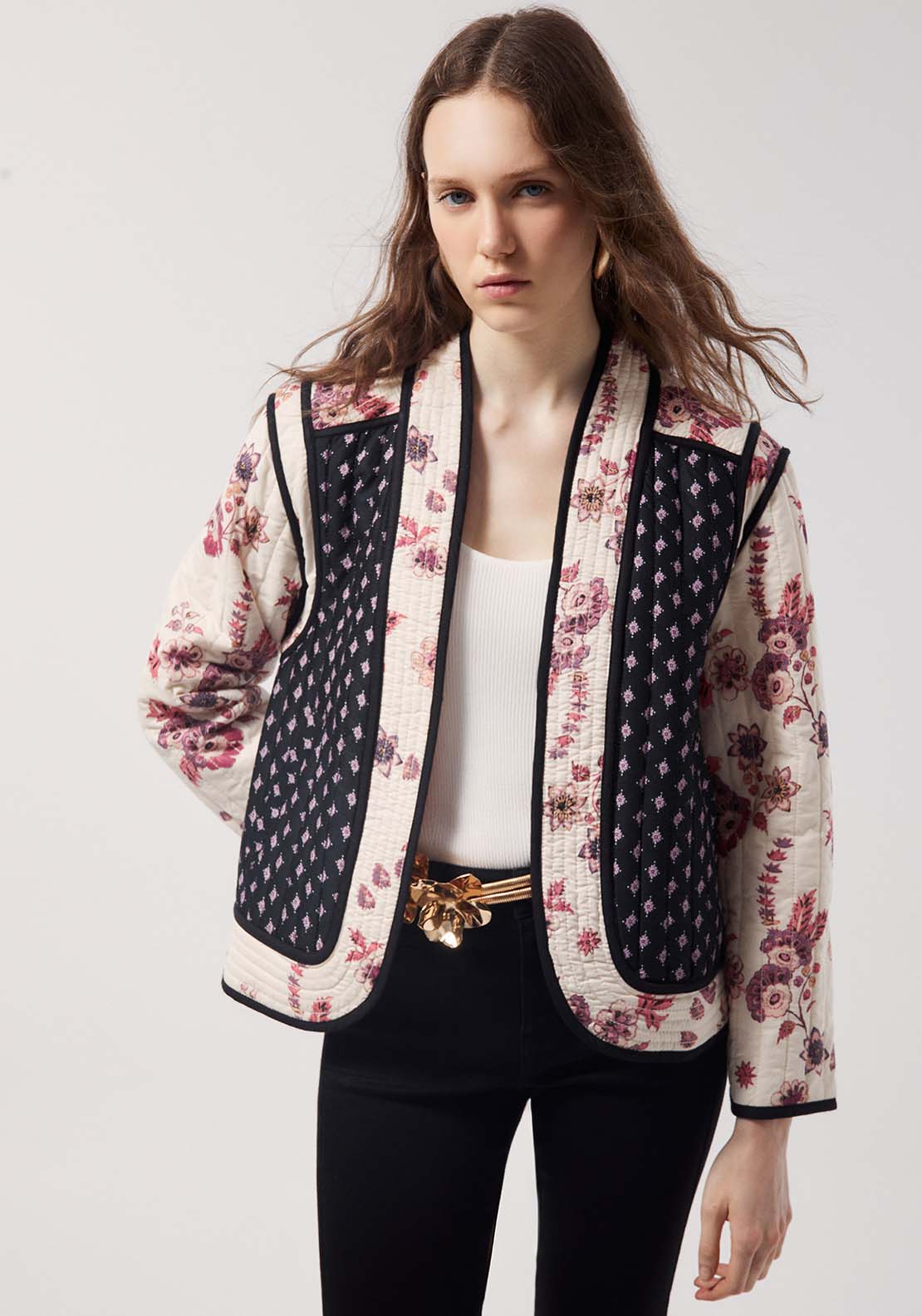 Printed Jacket - Purple
