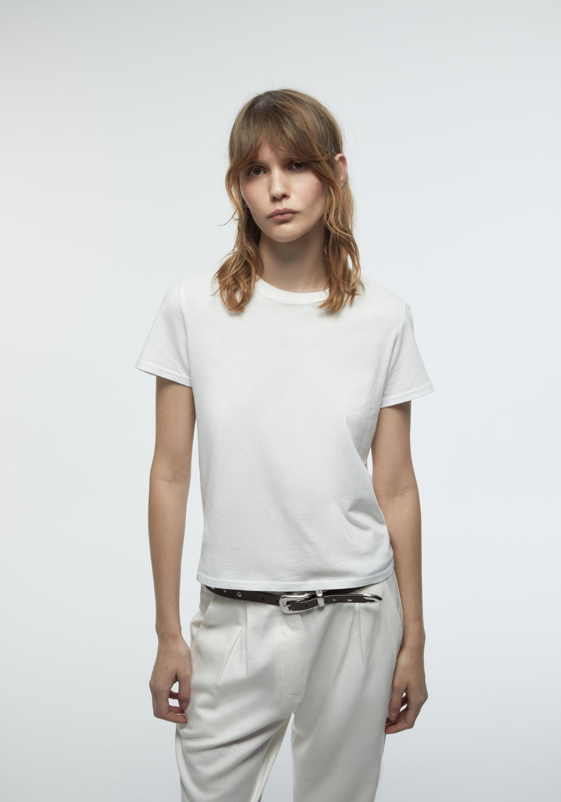 Tencel Chino Trousers - White