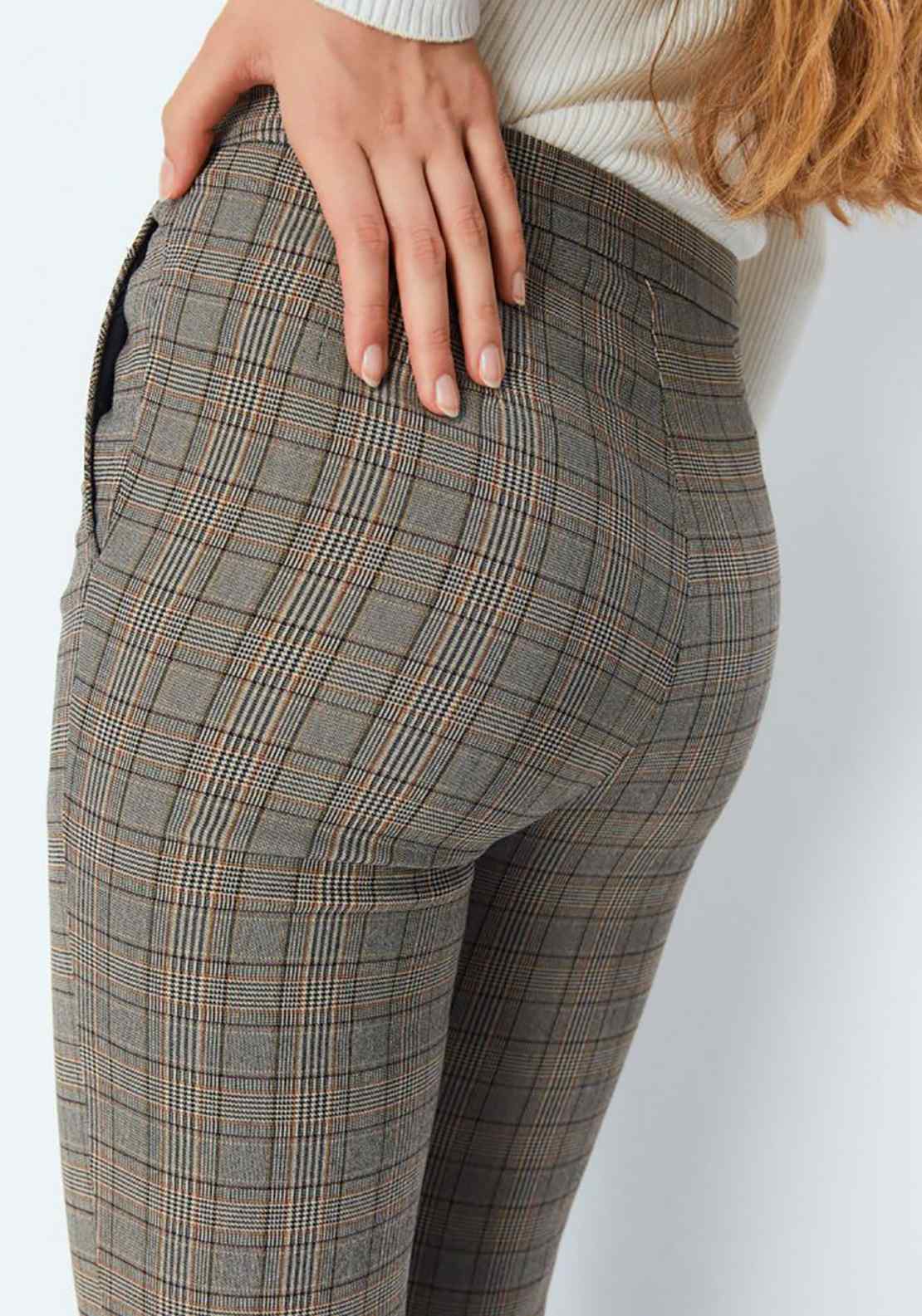 Sfera Jacquard Trousers - Brown 6 Shaws Department Stores