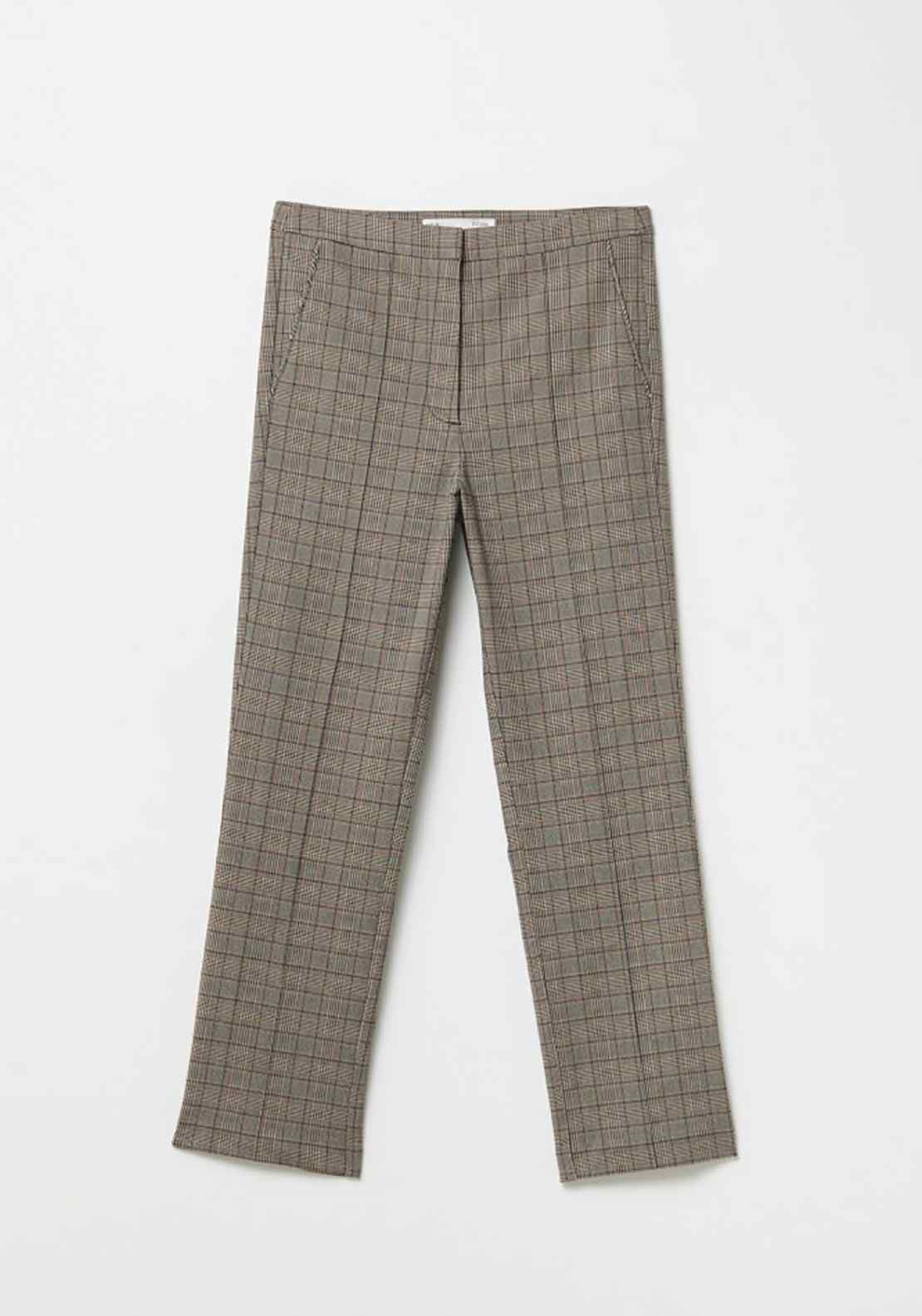 Sfera Jacquard Trousers - Brown 7 Shaws Department Stores