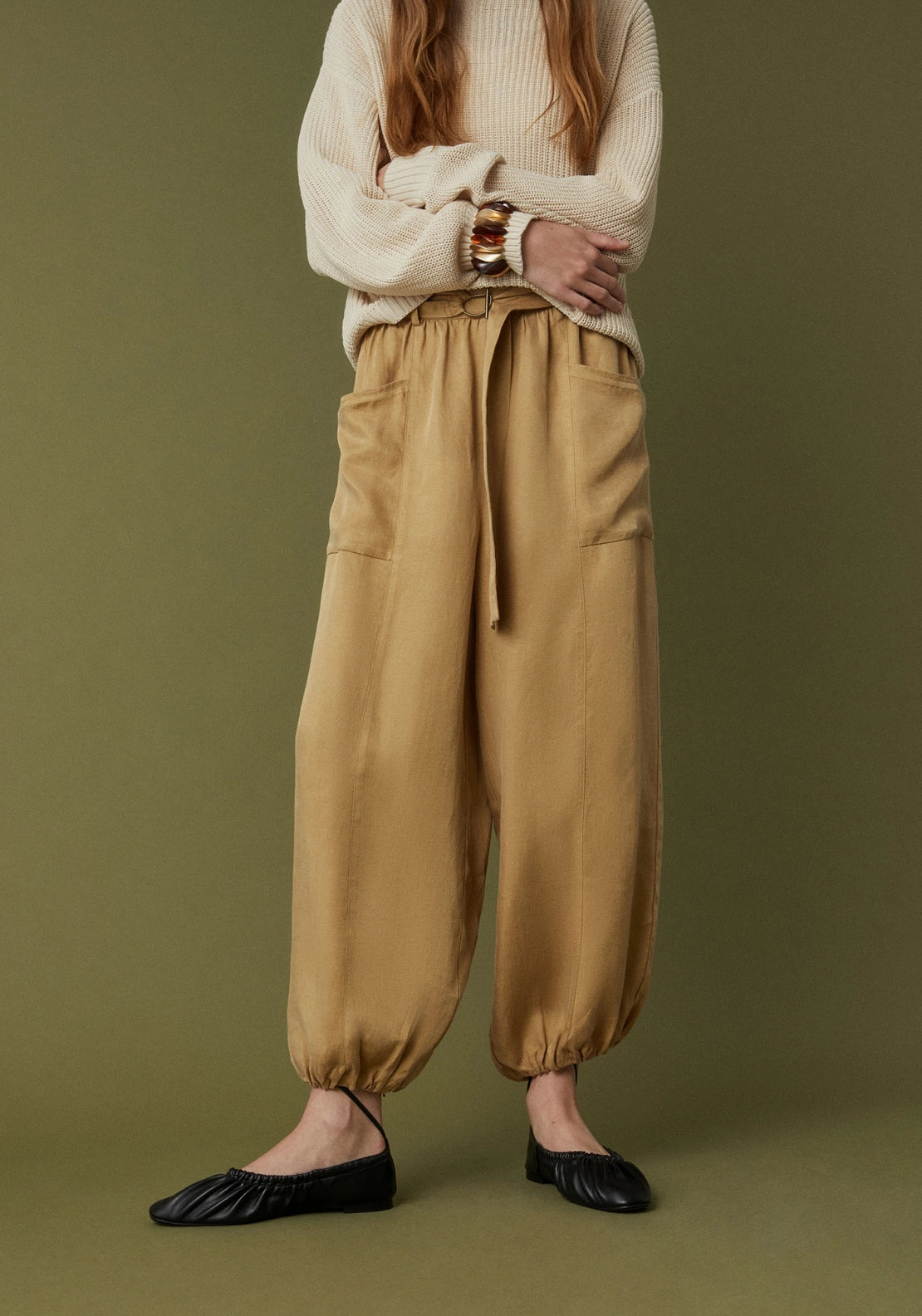 Flowy Trousers - Yellow
