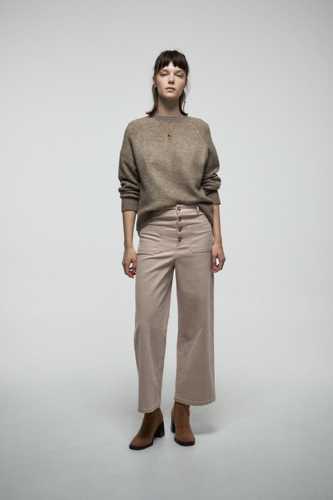 Culotte Trousers - Cream
