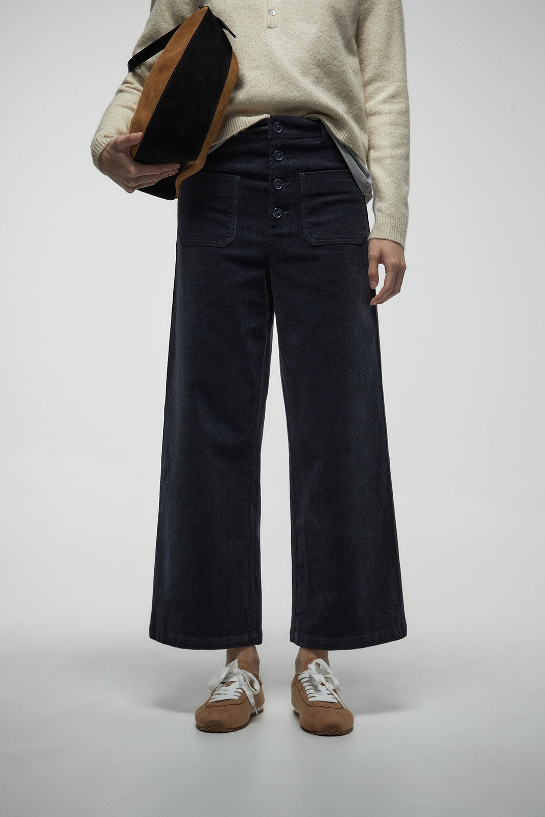 Culotte Trousers - Grey
