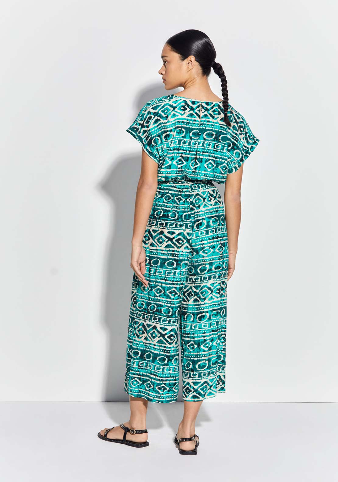 Sfera Ethnic-print jumpsuit 2 Shaws Department Stores