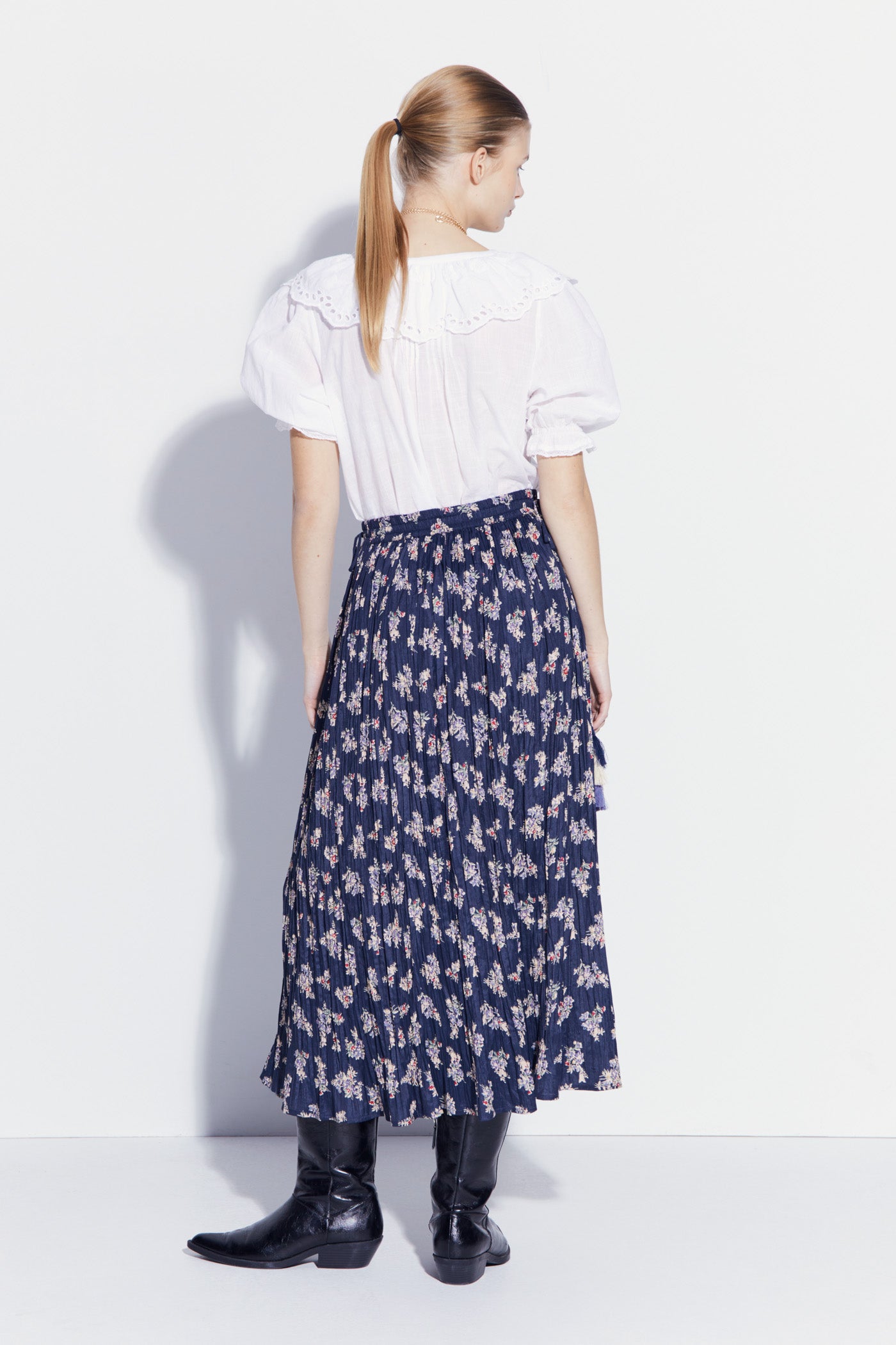 Sfera Long printed skirt 3 Shaws Department Stores