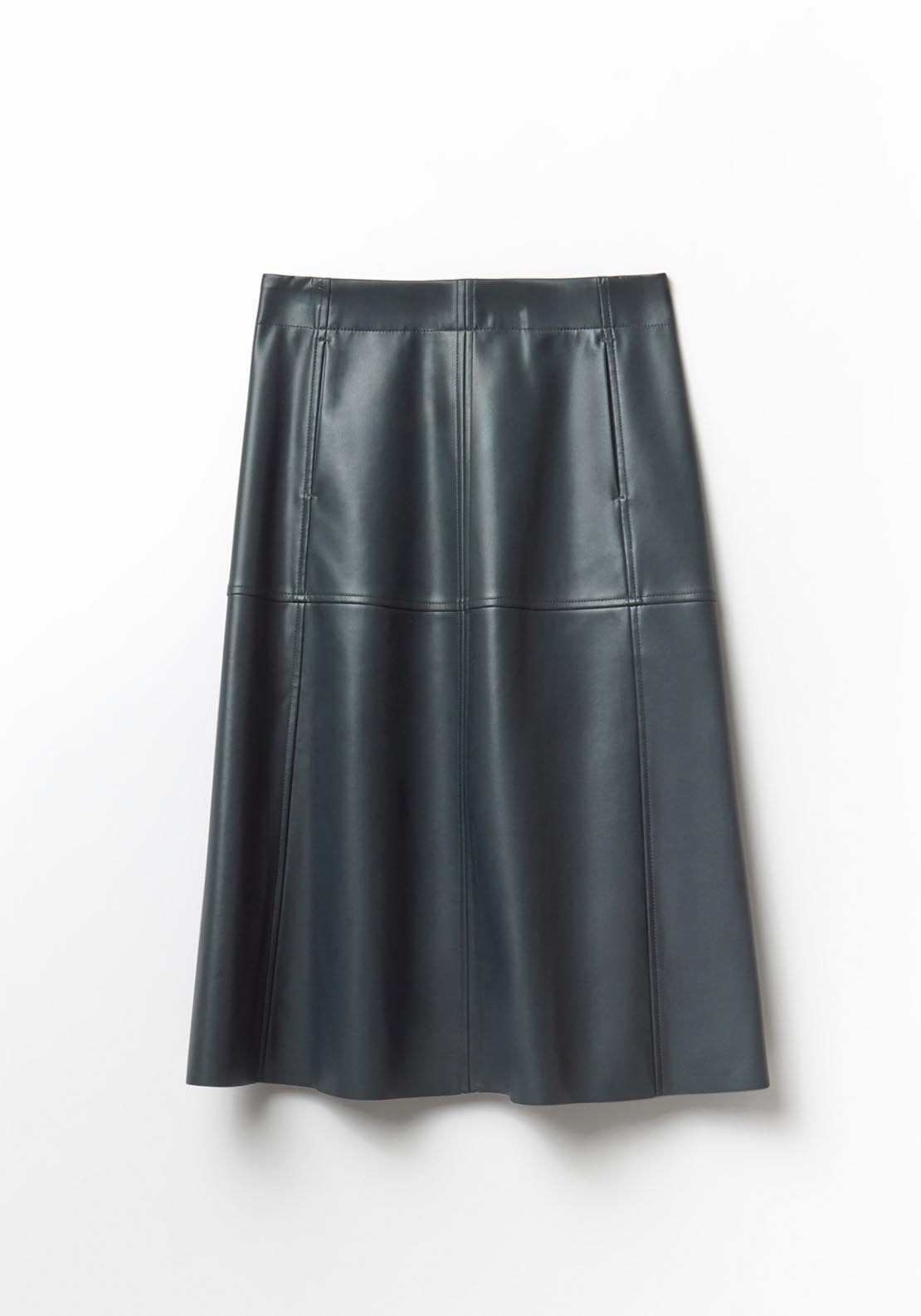 Sfera Midi Skirt - Green 6 Shaws Department Stores