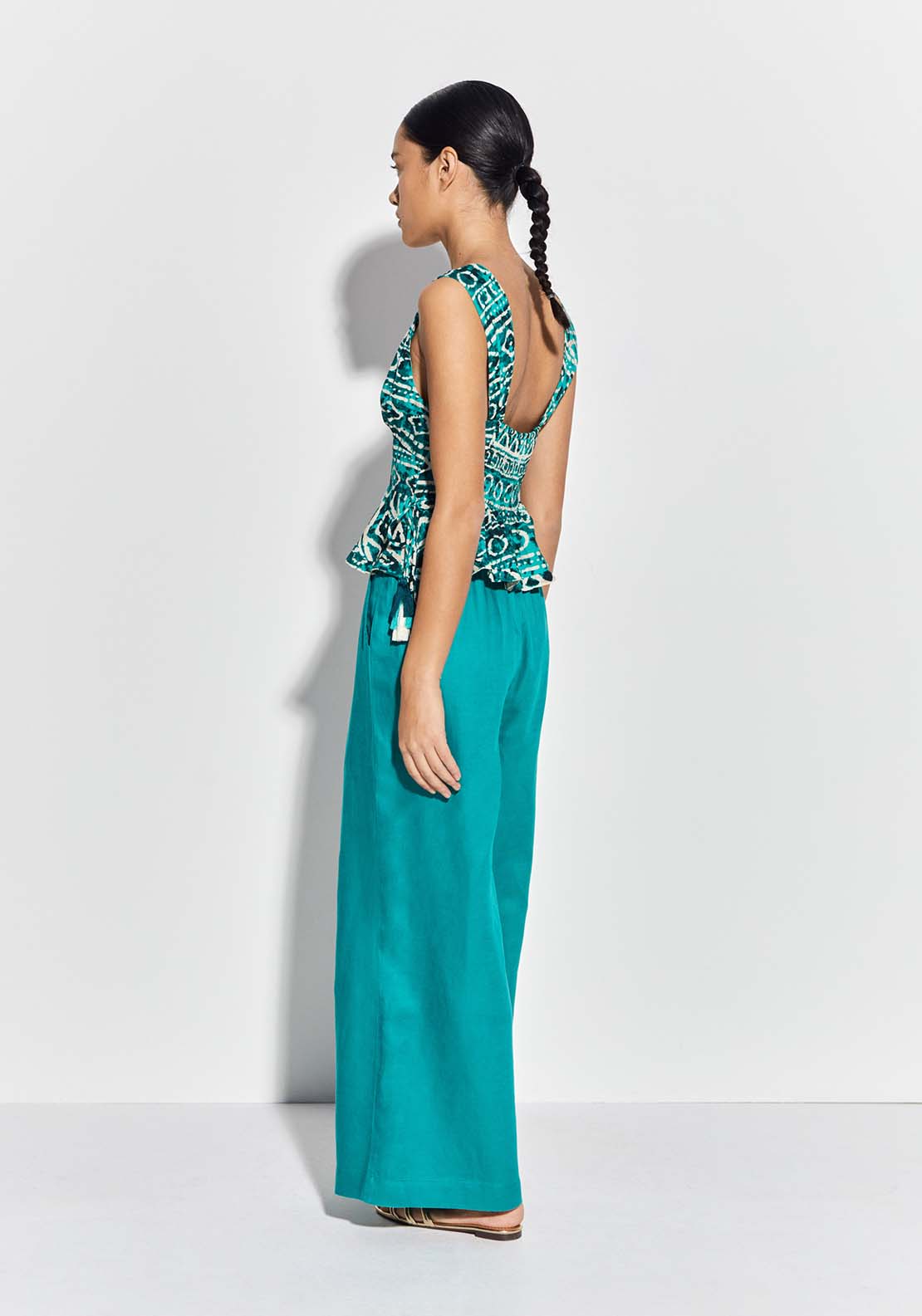 Sfera Printed knot top 3 Shaws Department Stores