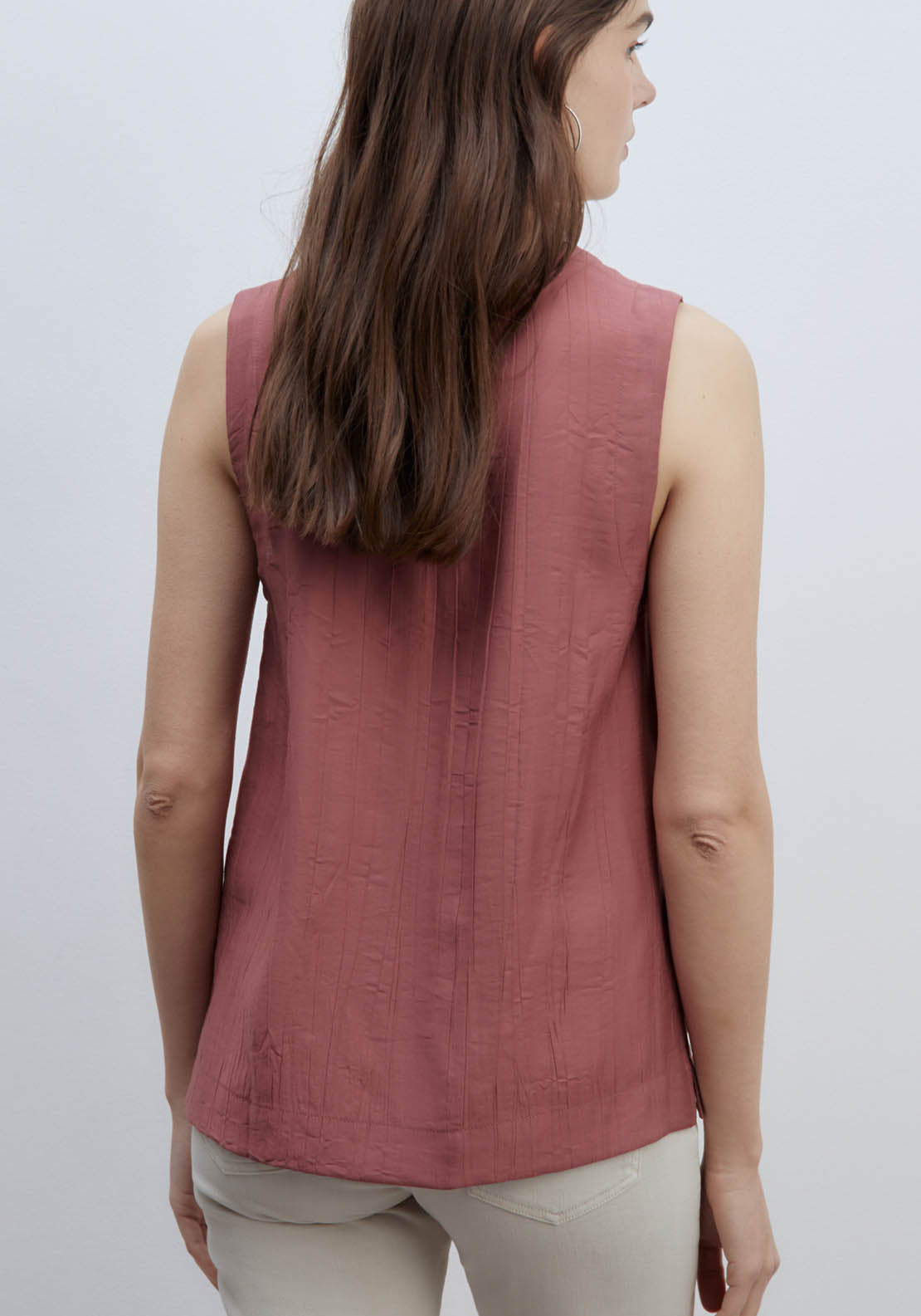 Sfera Wrinkle-Effect Top - Pink Acid 2 Shaws Department Stores