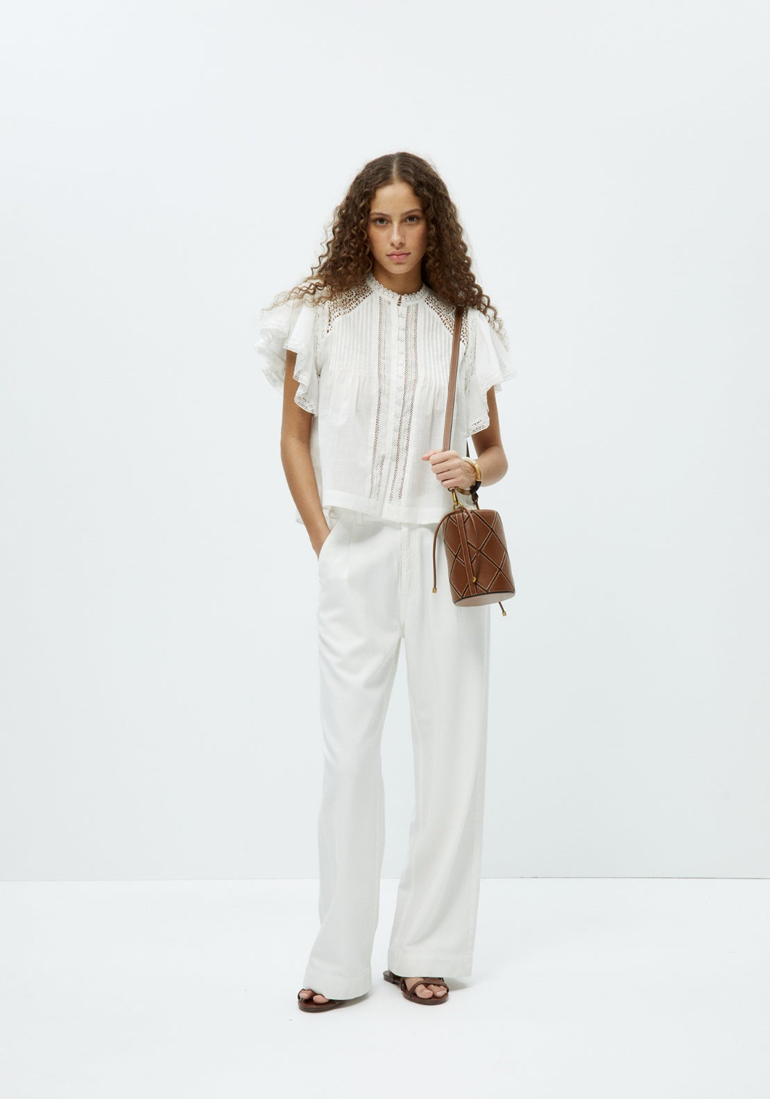 Romantic Lace Blouse - White