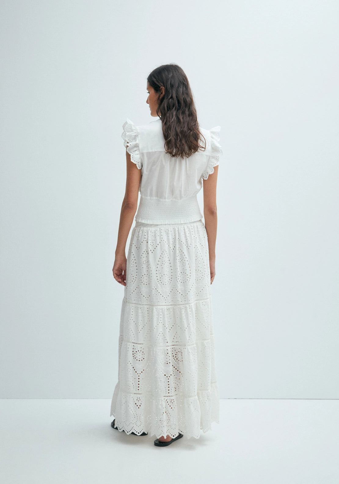 Bodice-Style Blouse - White