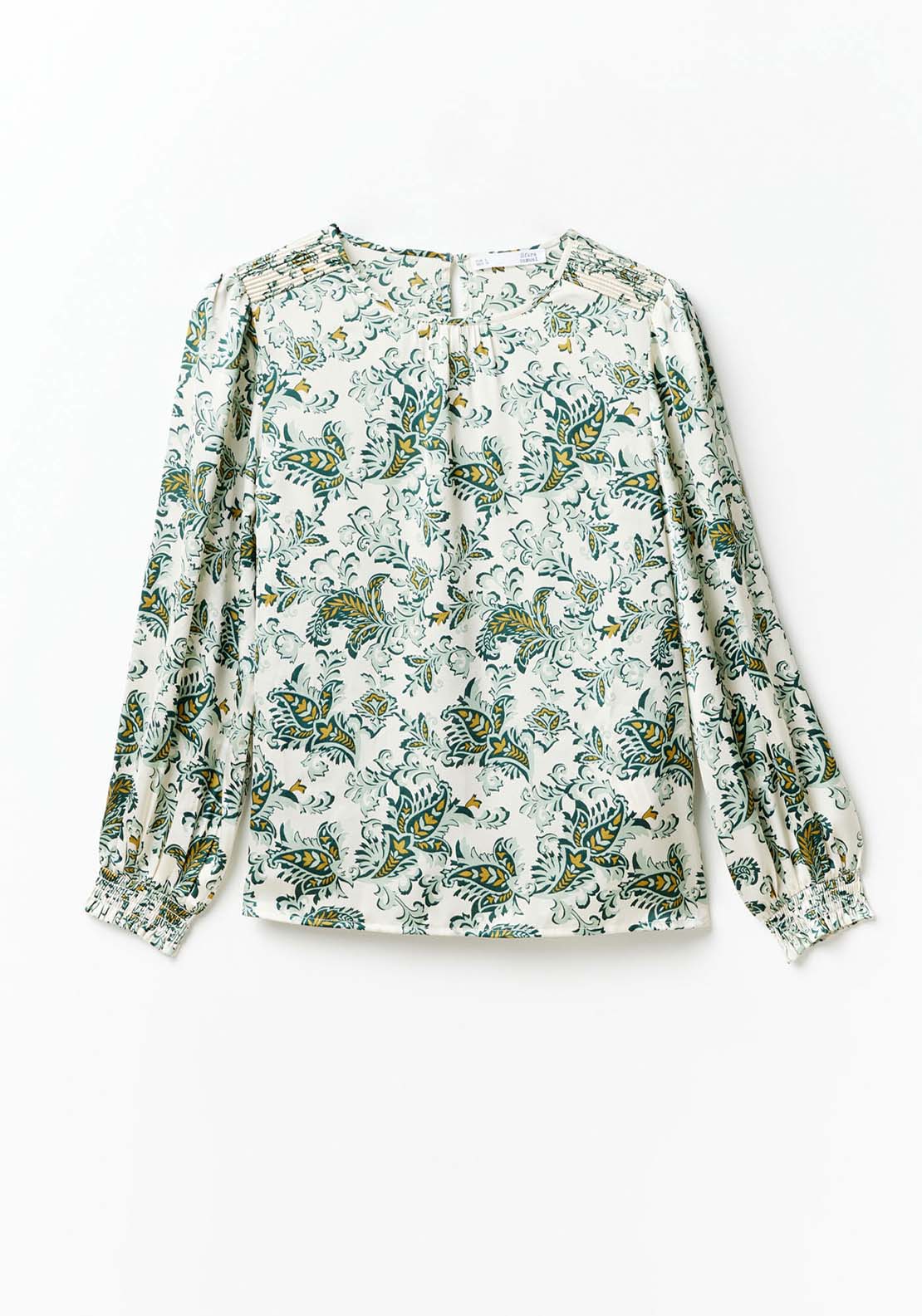 Sfera Basic Printed Top - Light Green 5 Shaws Department Stores