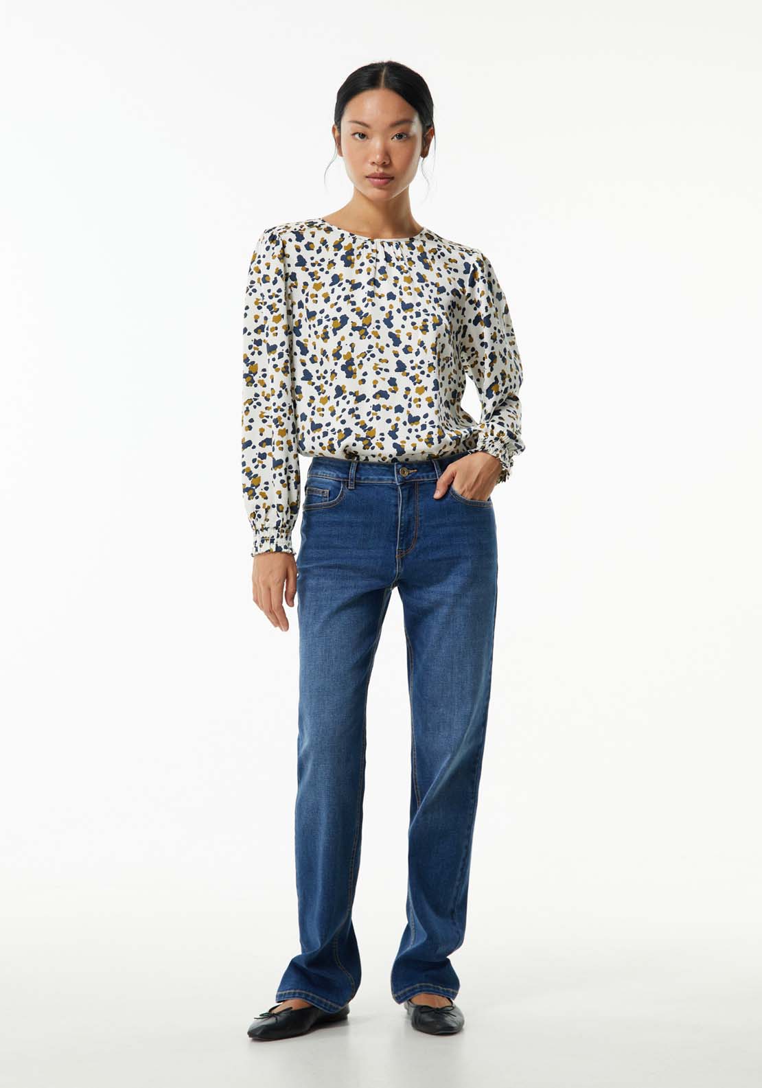Sfera Basic printed top - Royal 4 Shaws Department Stores