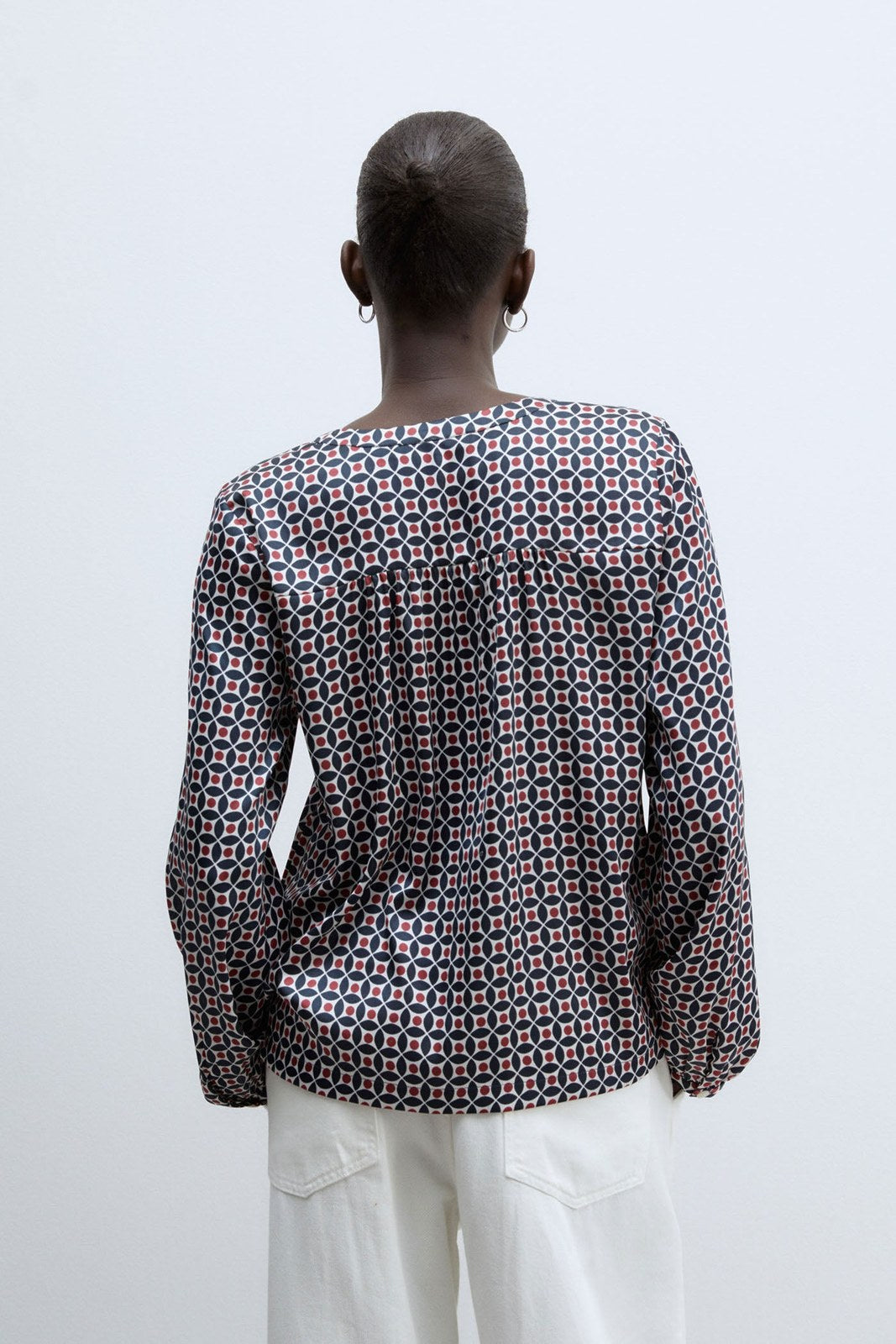 Sfera Basic long-sleeved top - Navy 5 Shaws Department Stores