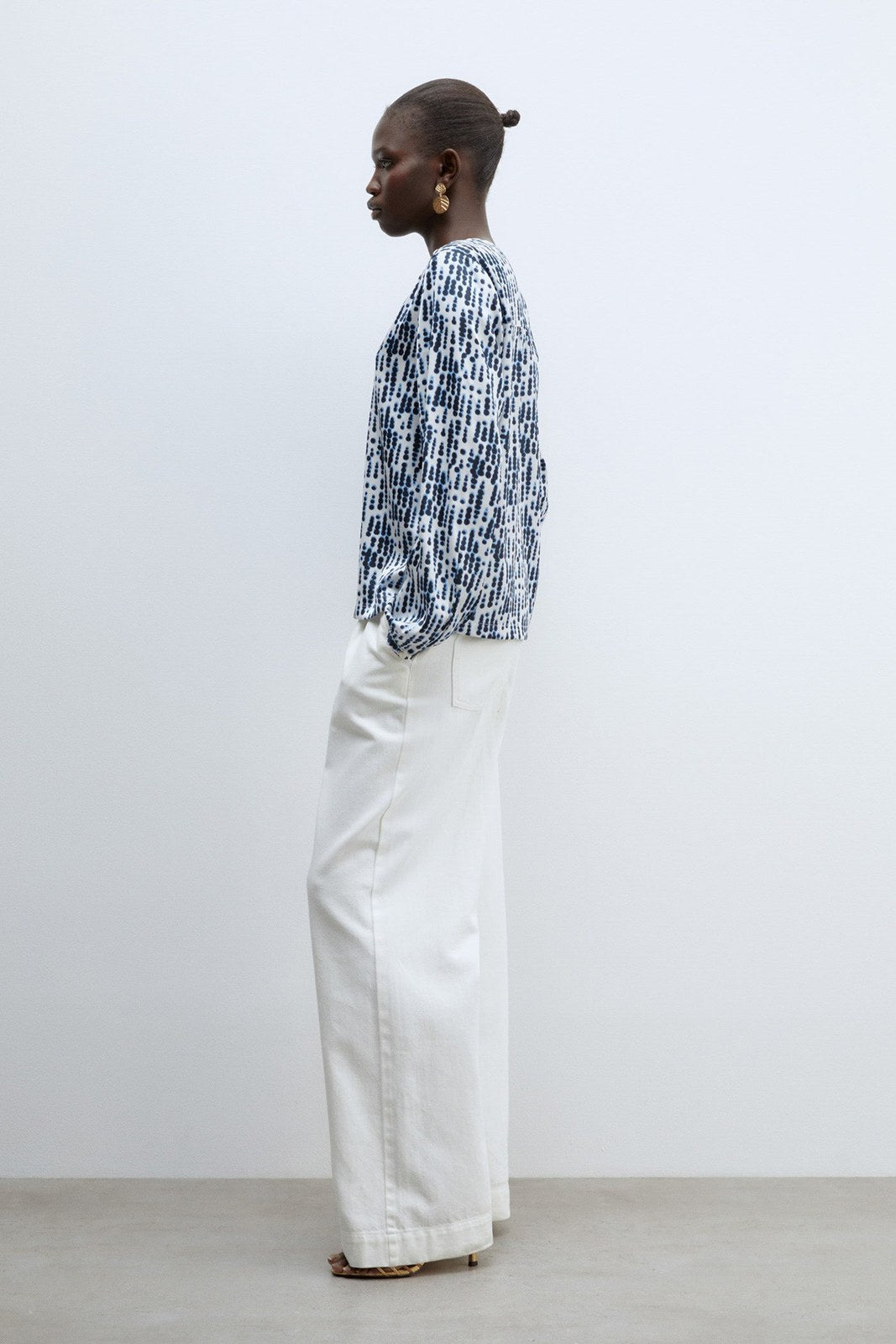 Sfera Basic long-sleeved top - Light Blue 3 Shaws Department Stores