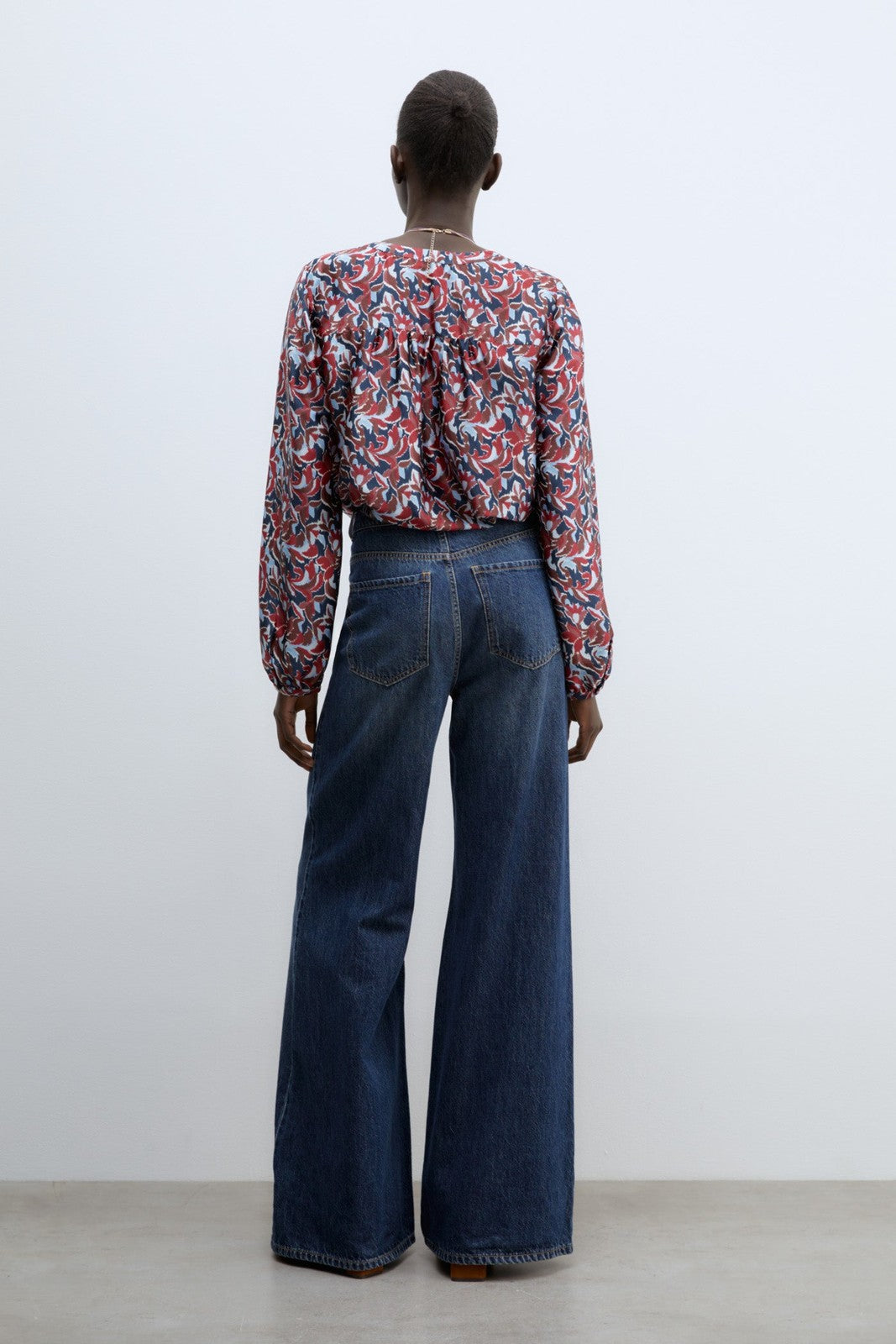 Sfera Basic long-sleeved top - Blue Acid 6 Shaws Department Stores