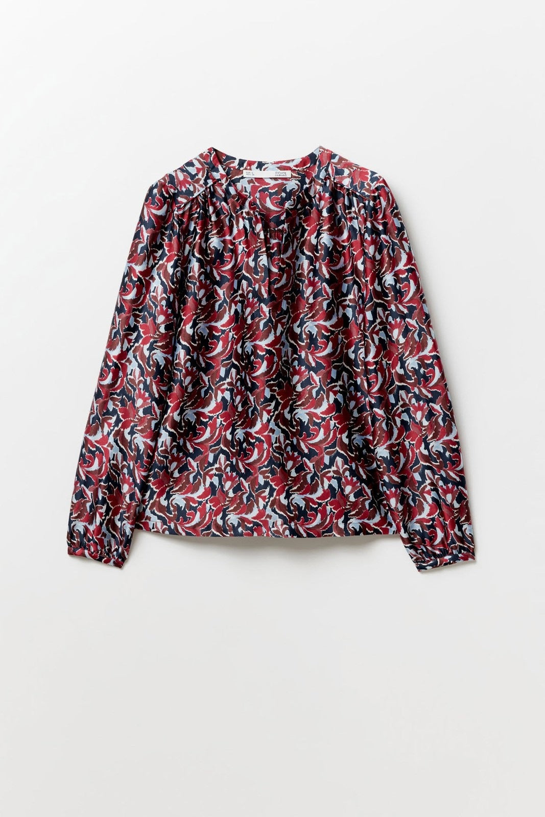 Sfera Basic long-sleeved top - Blue Acid 7 Shaws Department Stores