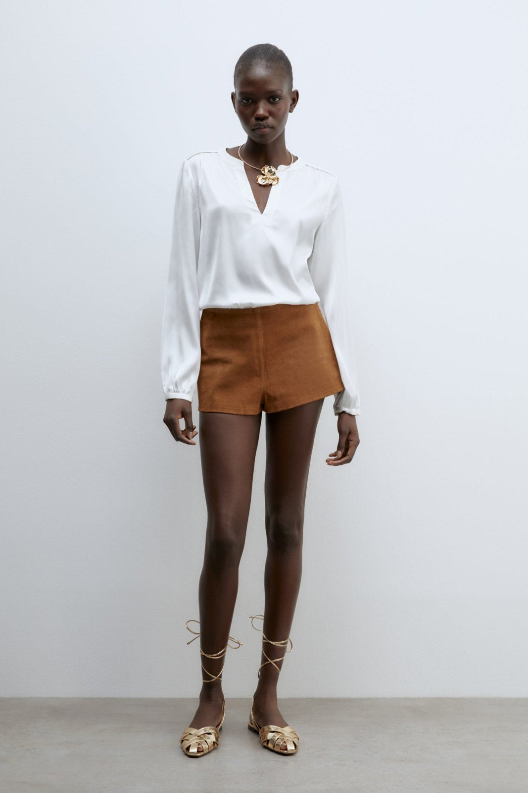 Sfera Basic long-sleeved top - White 4 Shaws Department Stores
